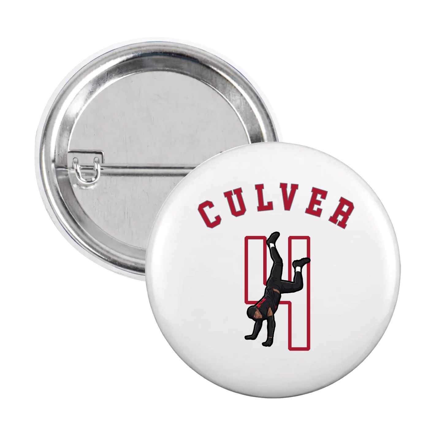 Game Day Button — Shirsey Arch in White