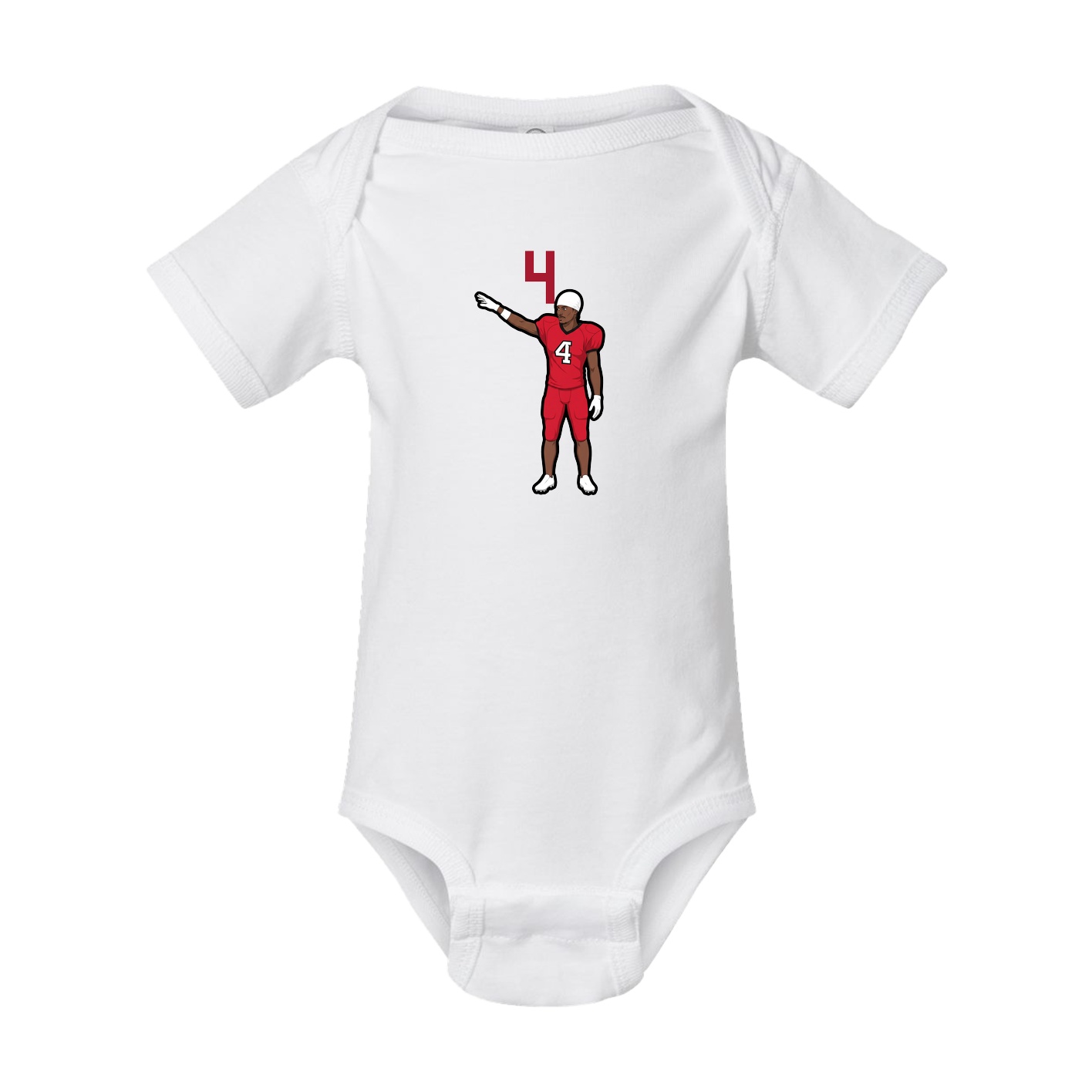 Baby Onesie — Number Top in White