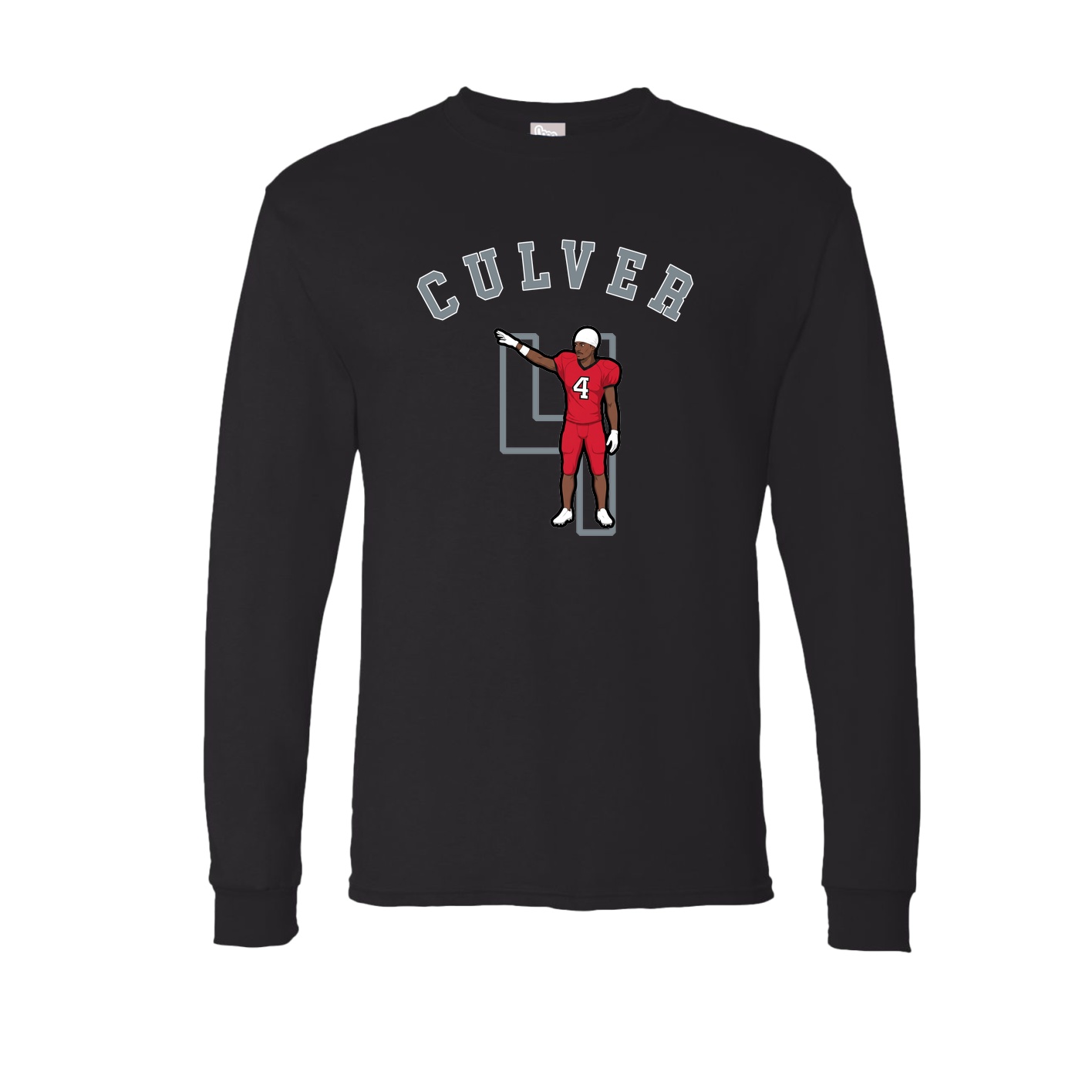 Long Sleeve Tee — Shirsey Arch in Black