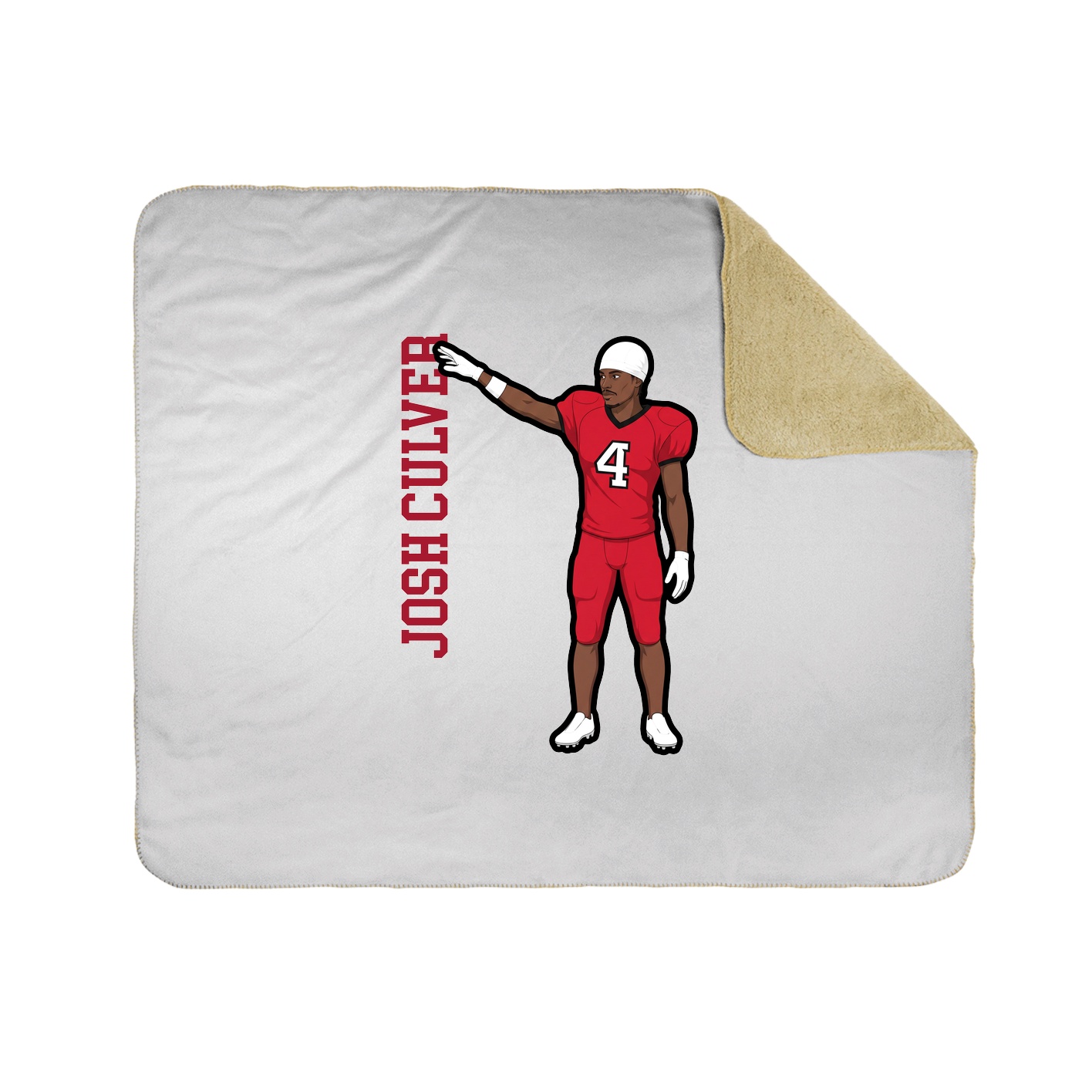 50x60 Sherpa Lined Throw Blanket