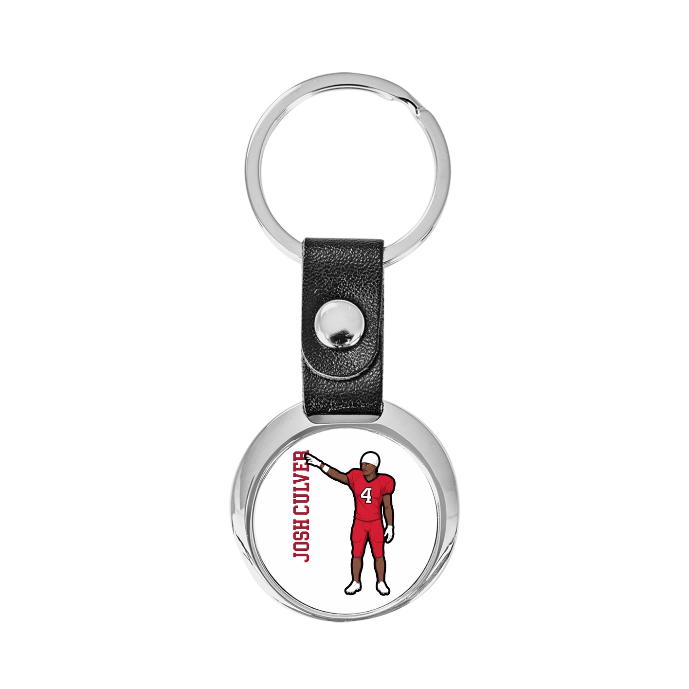Key Chain — Name Vertical in Classic