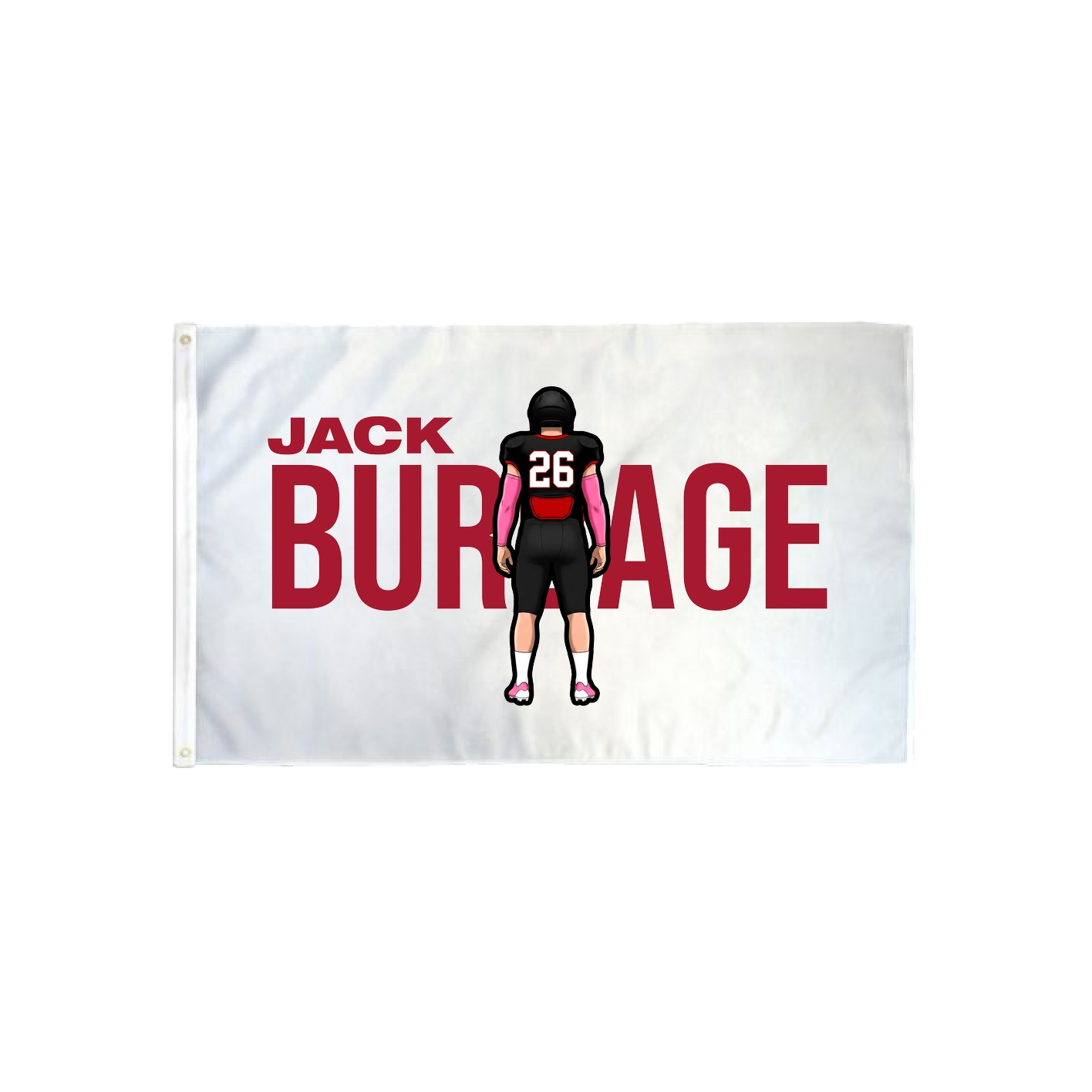 3x5 Flag — Player Name in Classic
