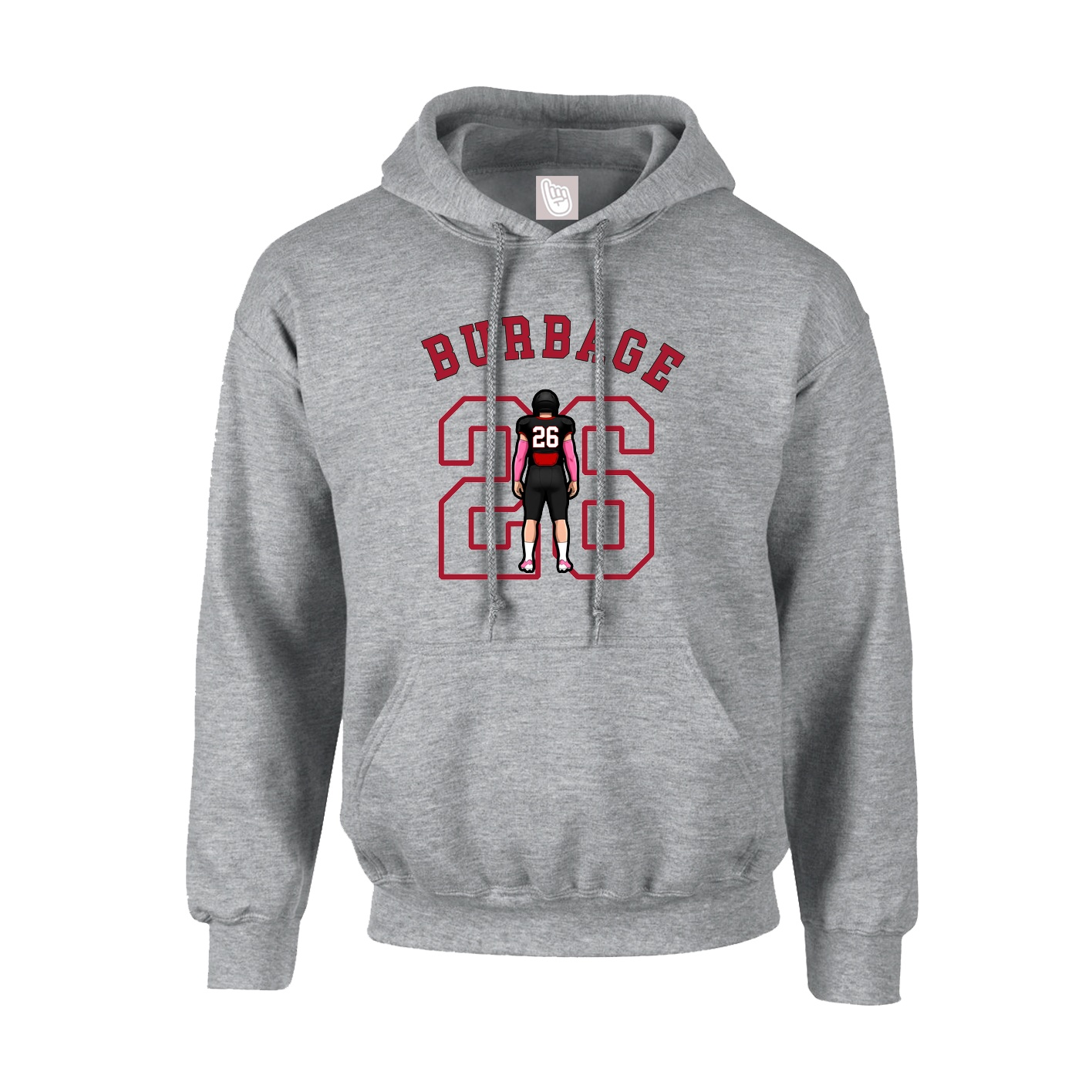 Youth Hoodie — Shirsey Arch in Grey
