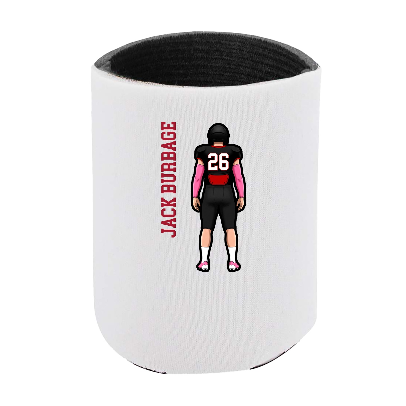 Can Holder — Name Vertical in White