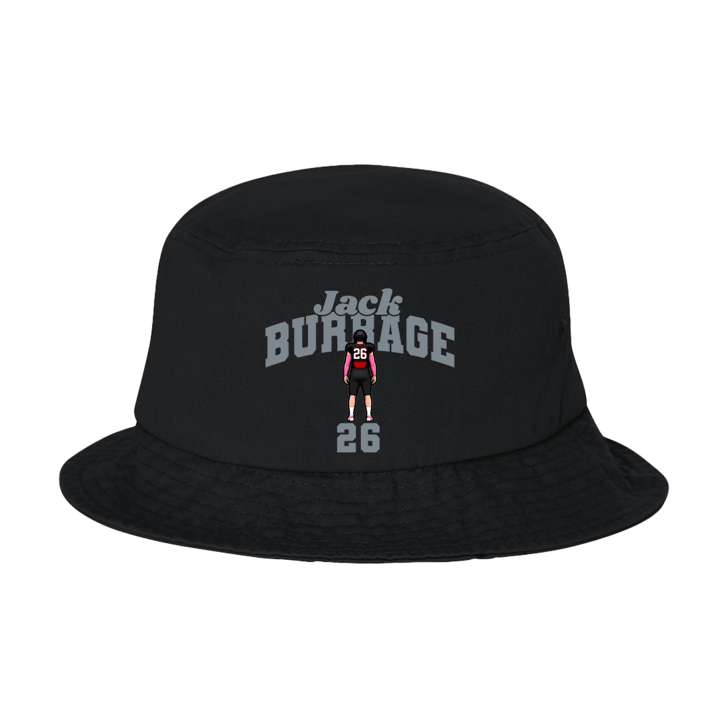 Bucket Cap — Signature Arch in Black