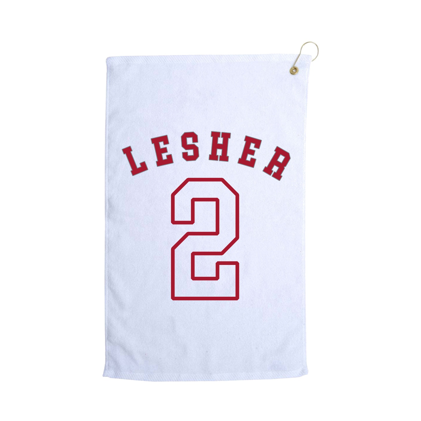 Golf Towel — Shirsey Arch in White