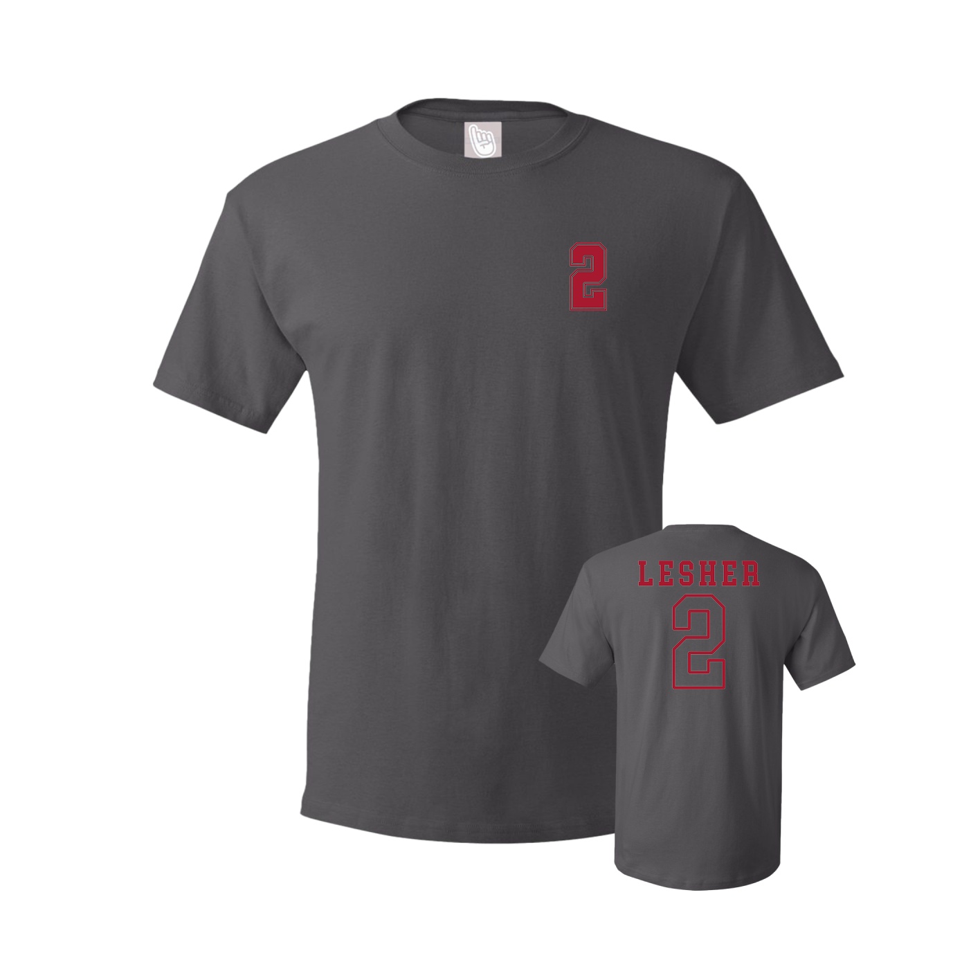 Tee — Chest Back in Grey