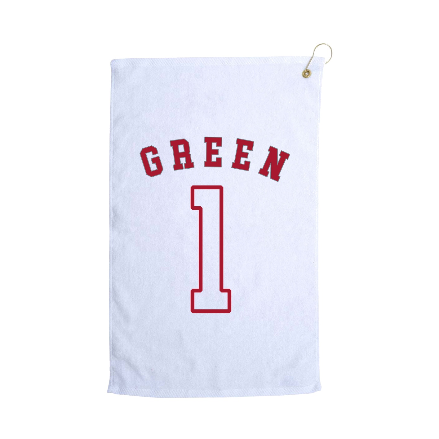 Golf Towel — Shirsey Arch in White