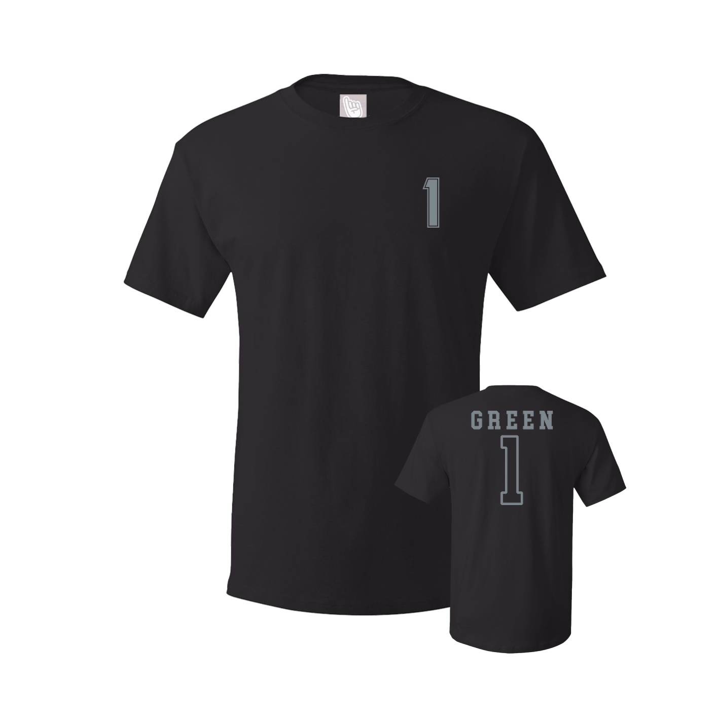 Youth Tee — Chest Back in Black