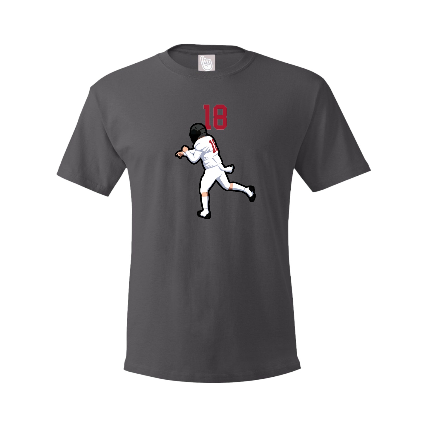 Tee — Number Top in Grey