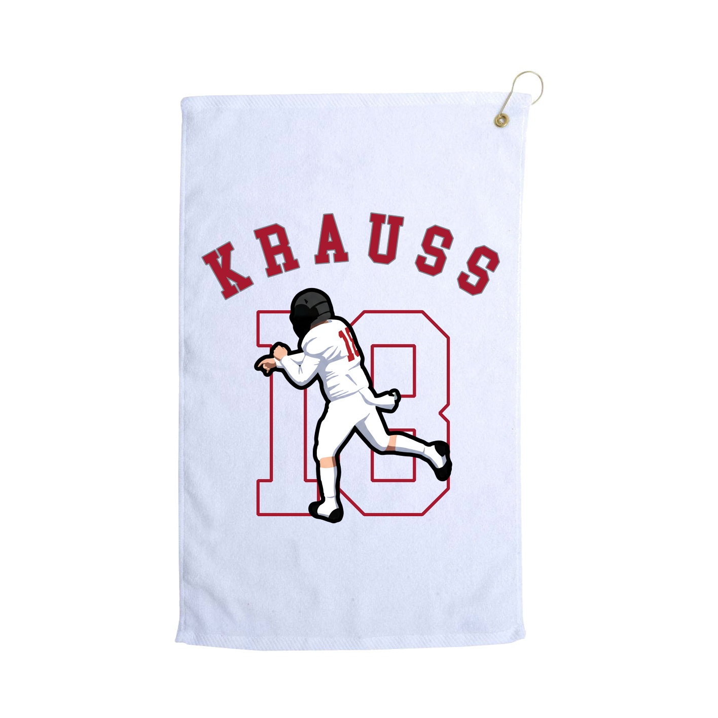 Golf Towel — Shirsey Arch in White