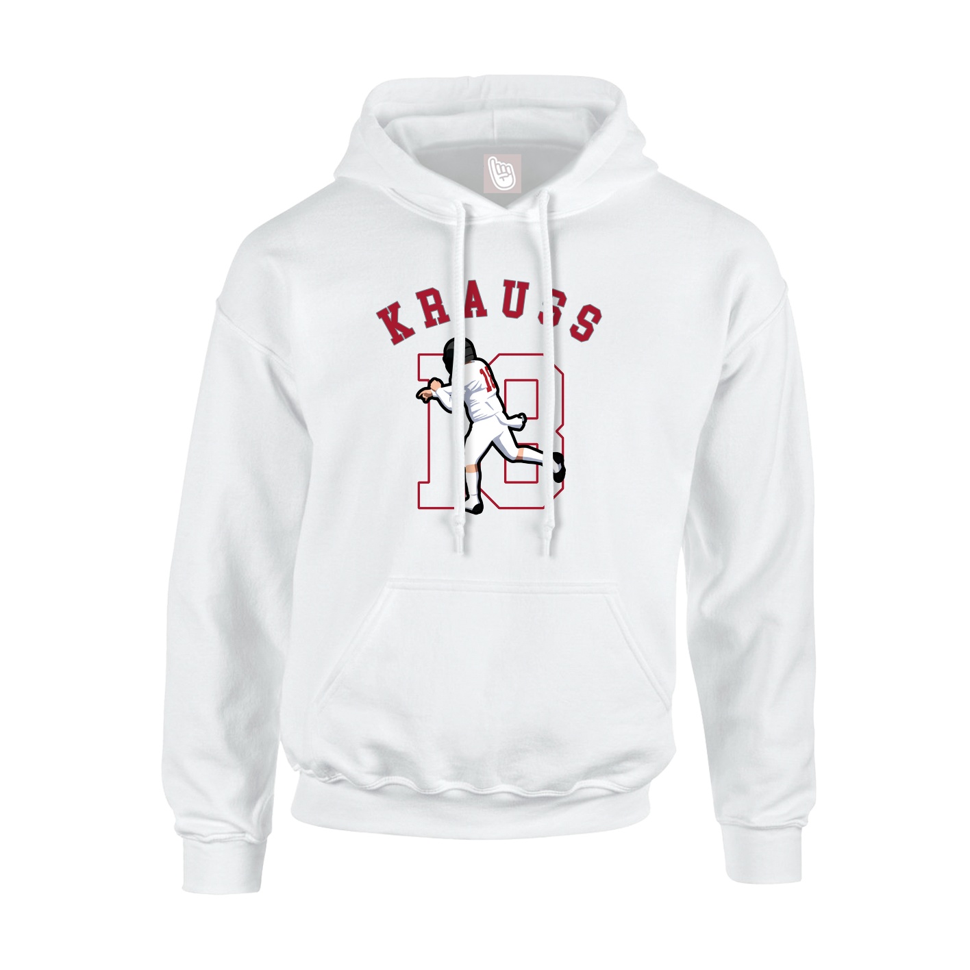 Youth Hoodie — Shirsey Arch in White