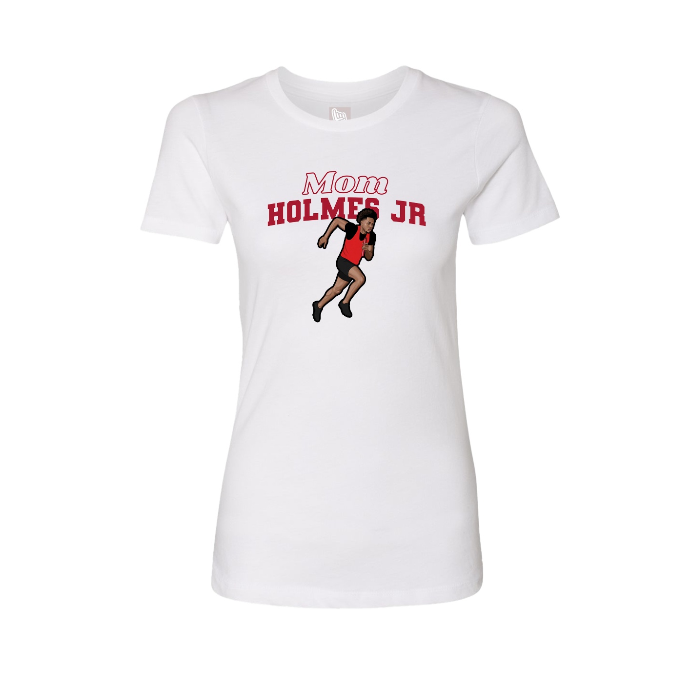 Womens Tee — Mothers Day Block in White