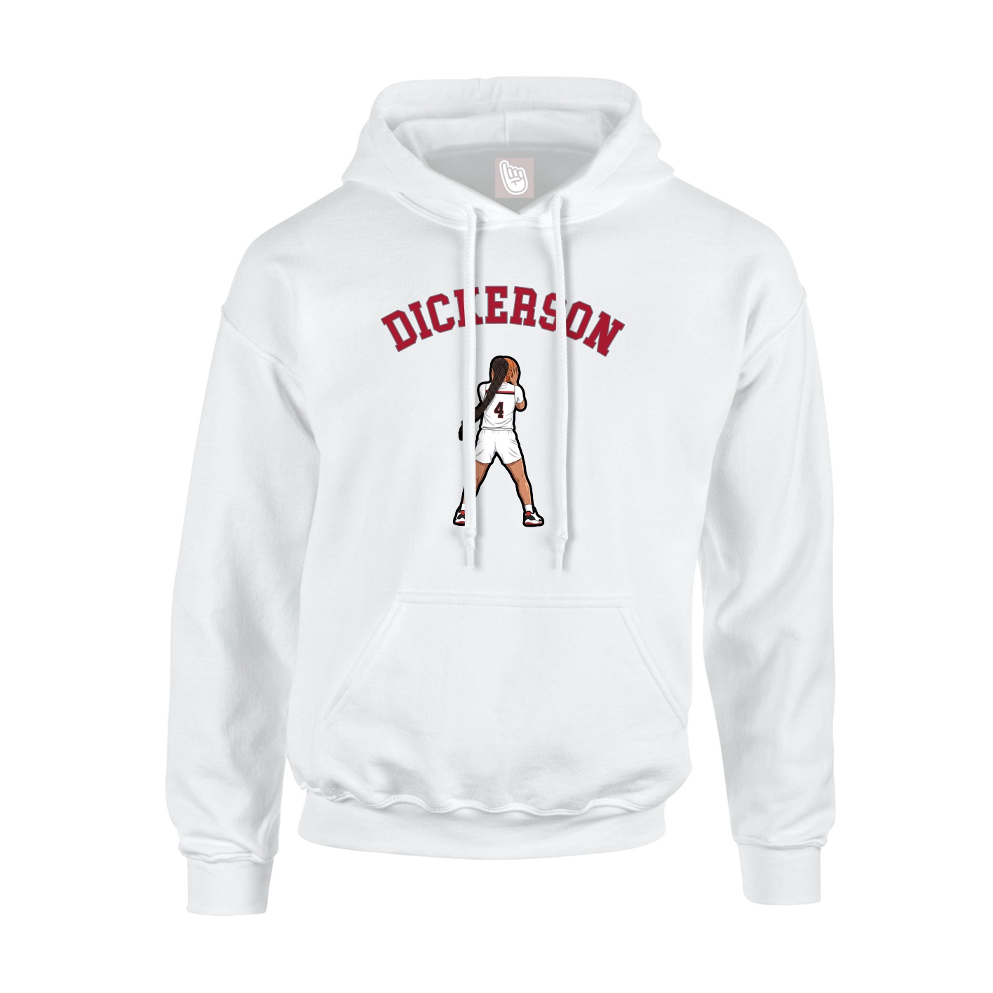 Hoodie — Shirsey Arch in White