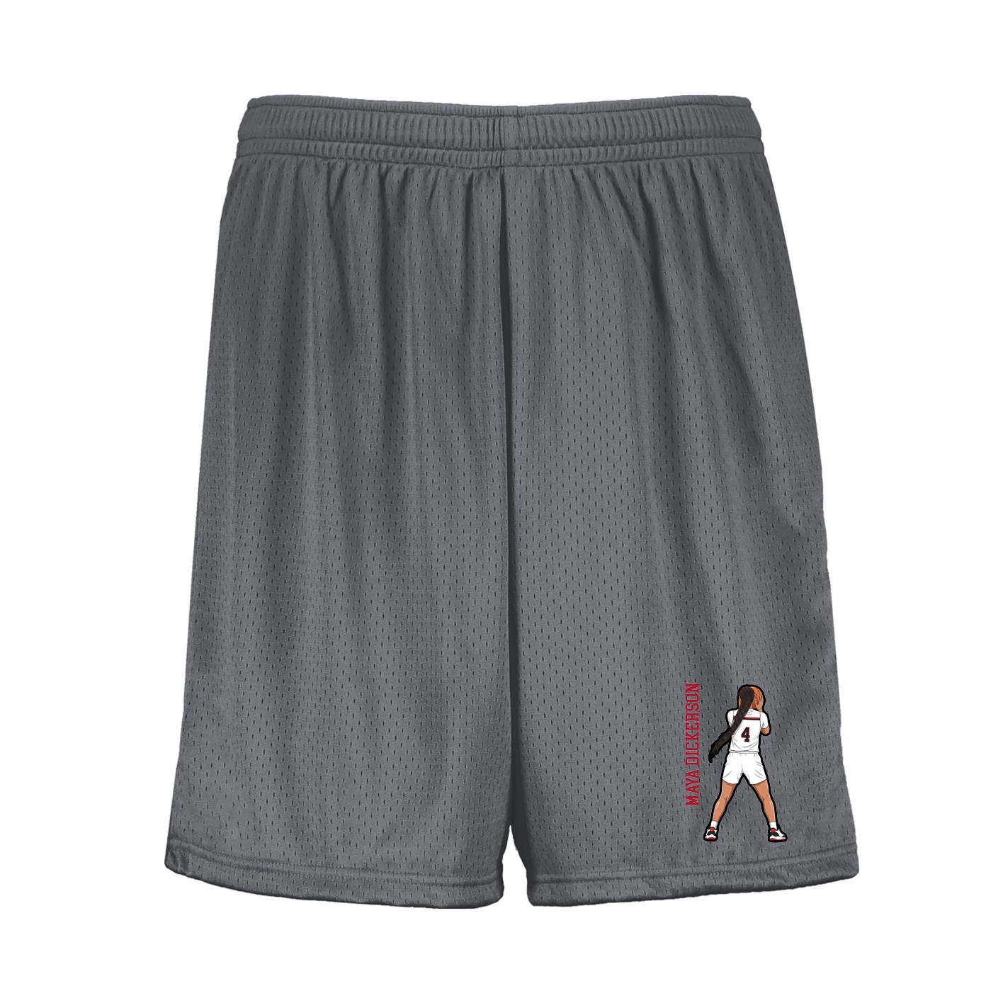 Shorts — Name Vertical in Grey