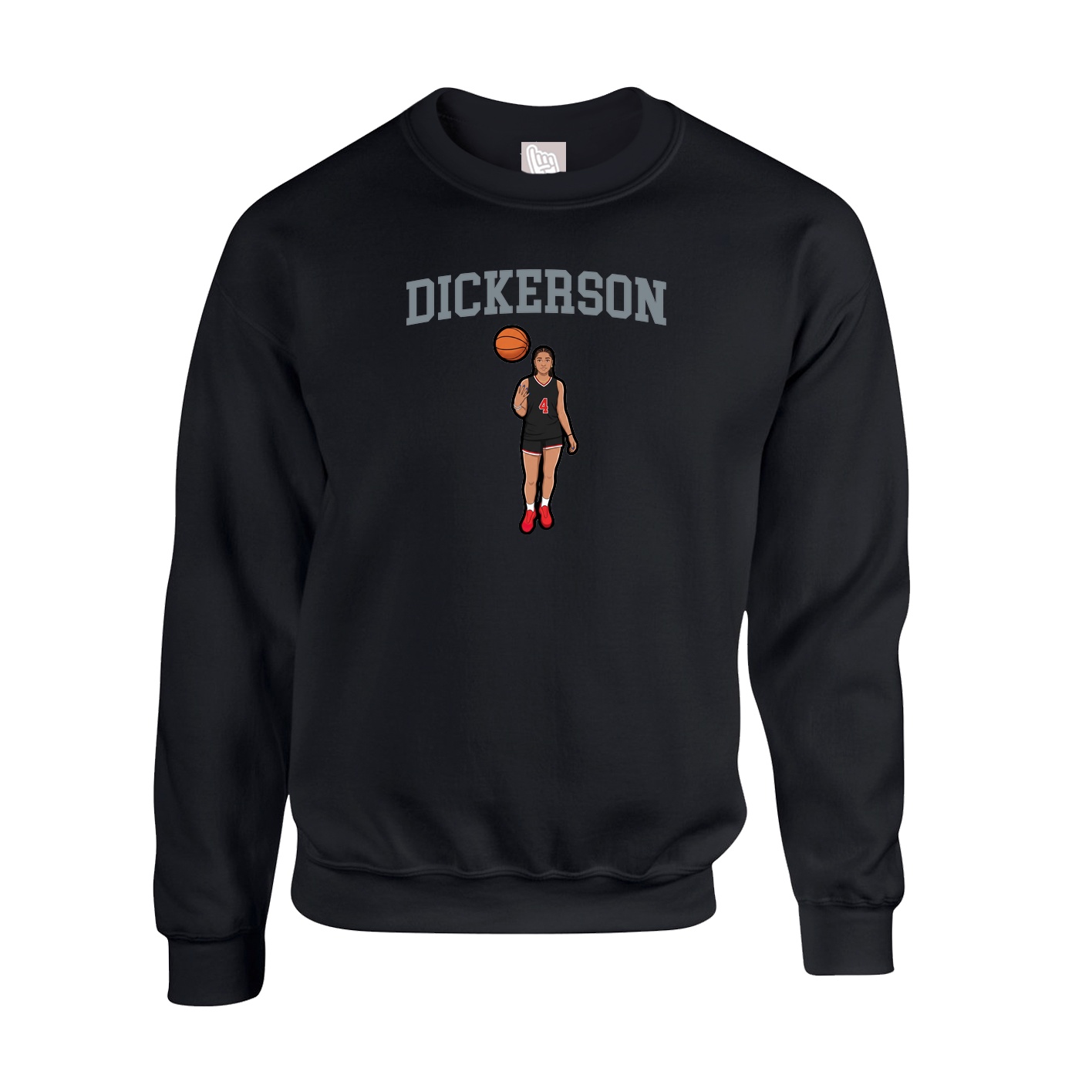 Fleece Crew — Shirsey in Black