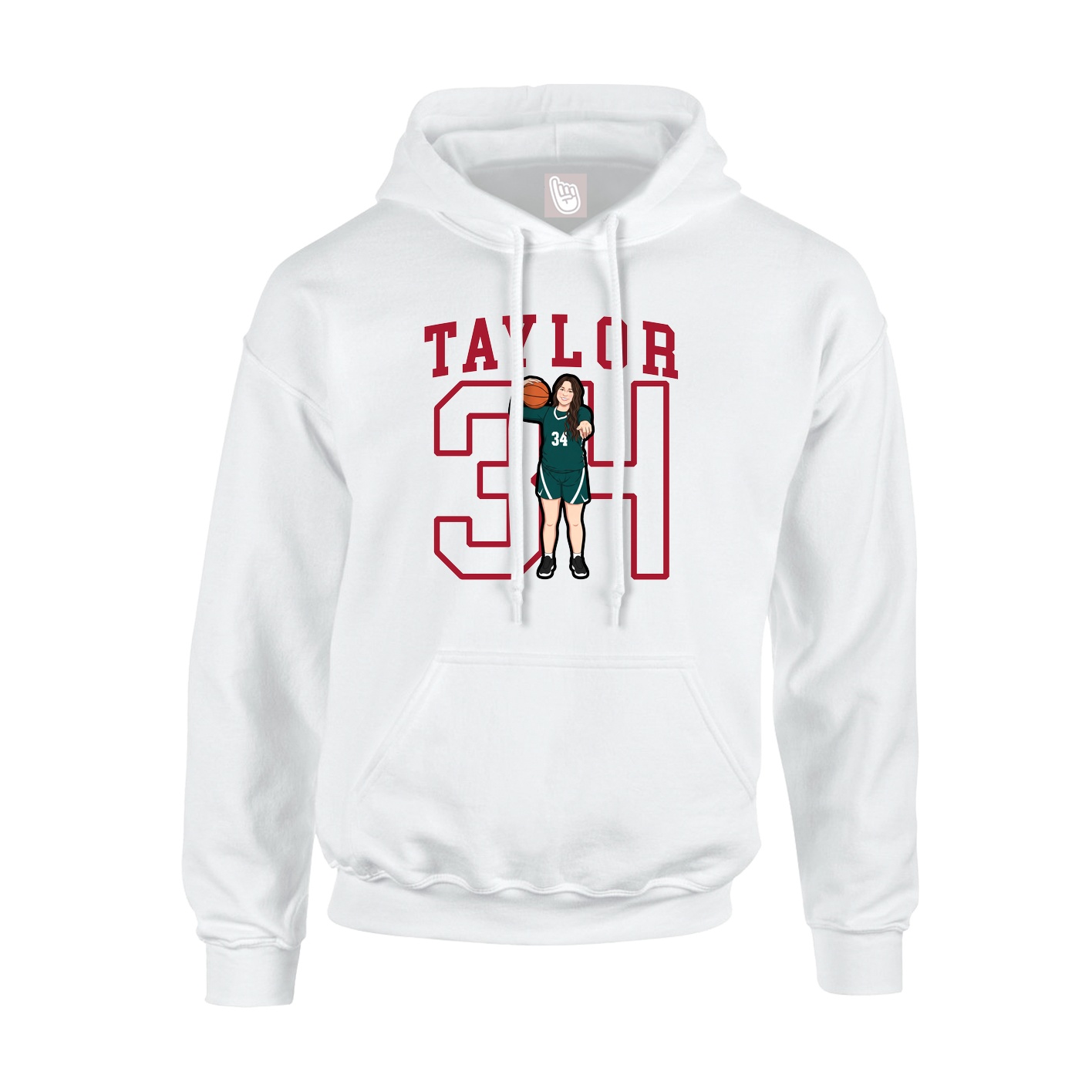 Youth Hoodie — Shirsey in White