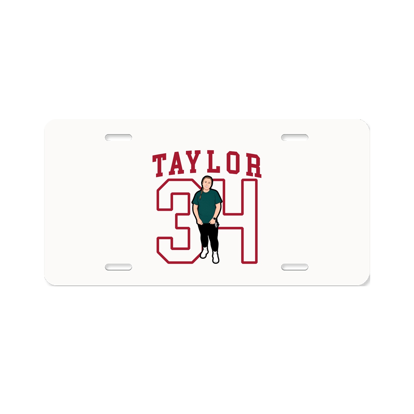 License Plate — Shirsey in Classic