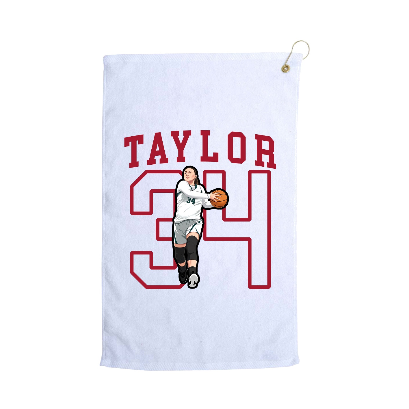 Golf Towel — Shirsey in White