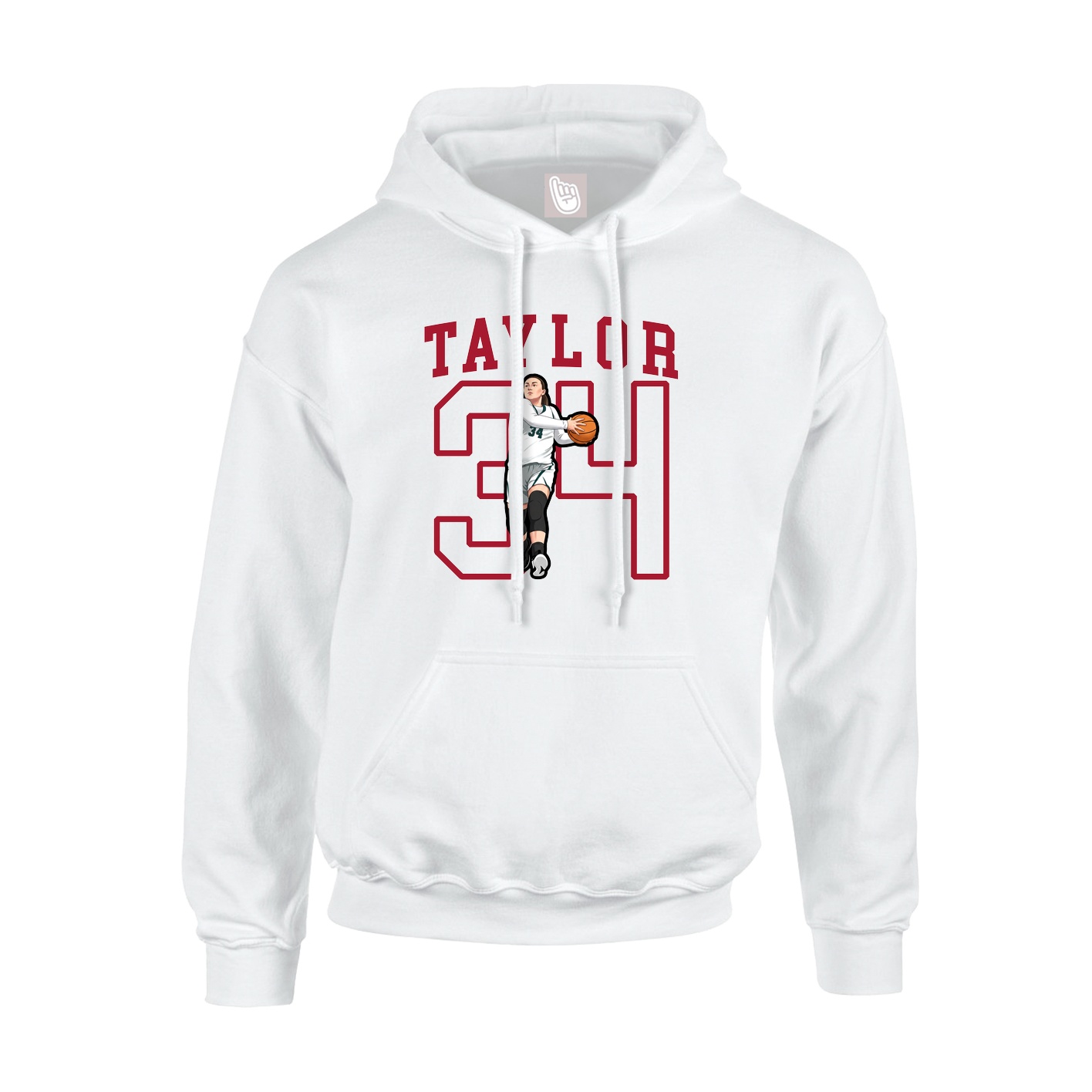 Hoodie — Shirsey in White