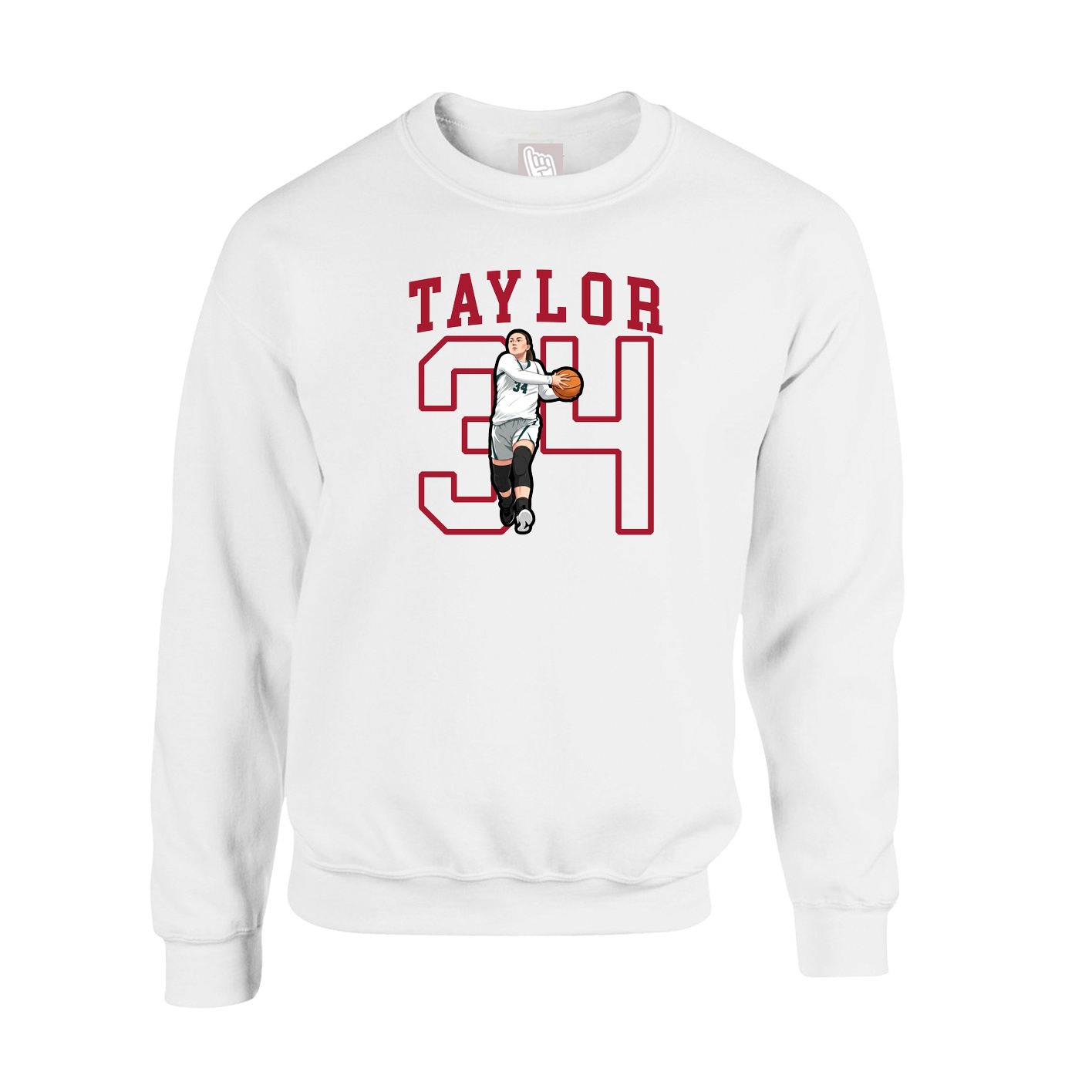 Fleece Crew — Shirsey in White