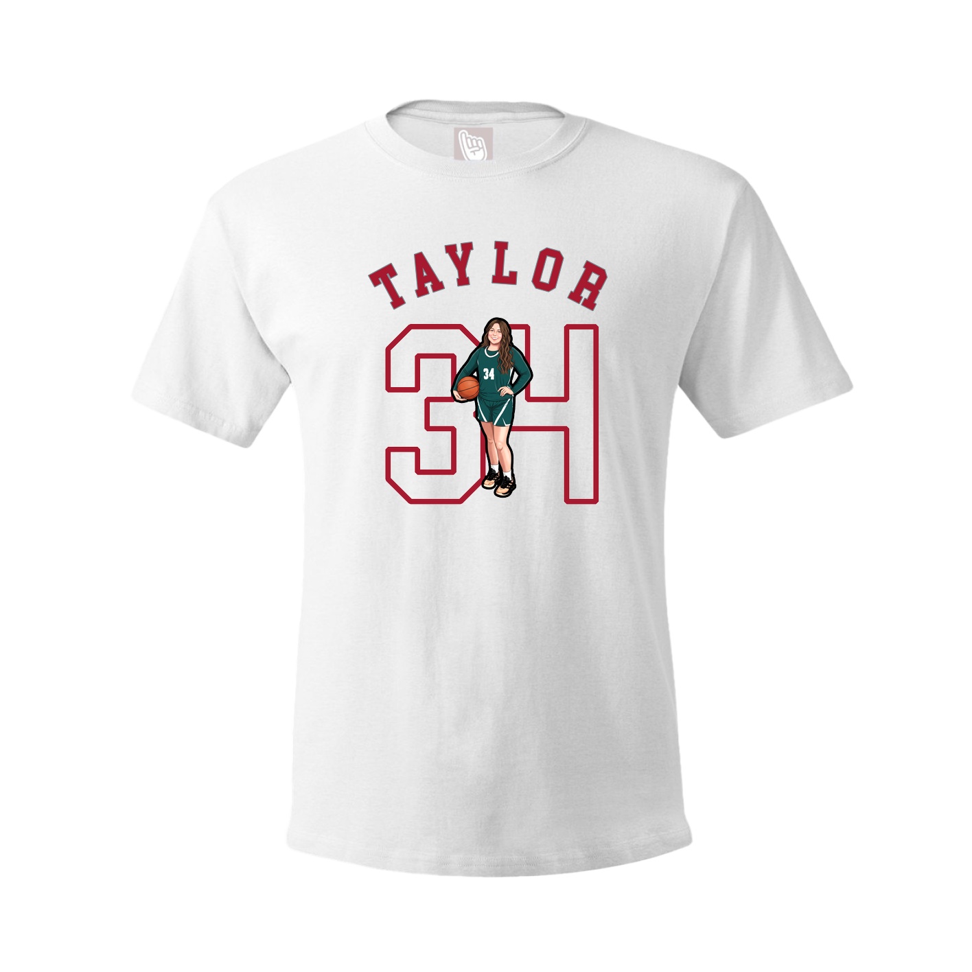 Youth Tee — Shirsey Arch in White