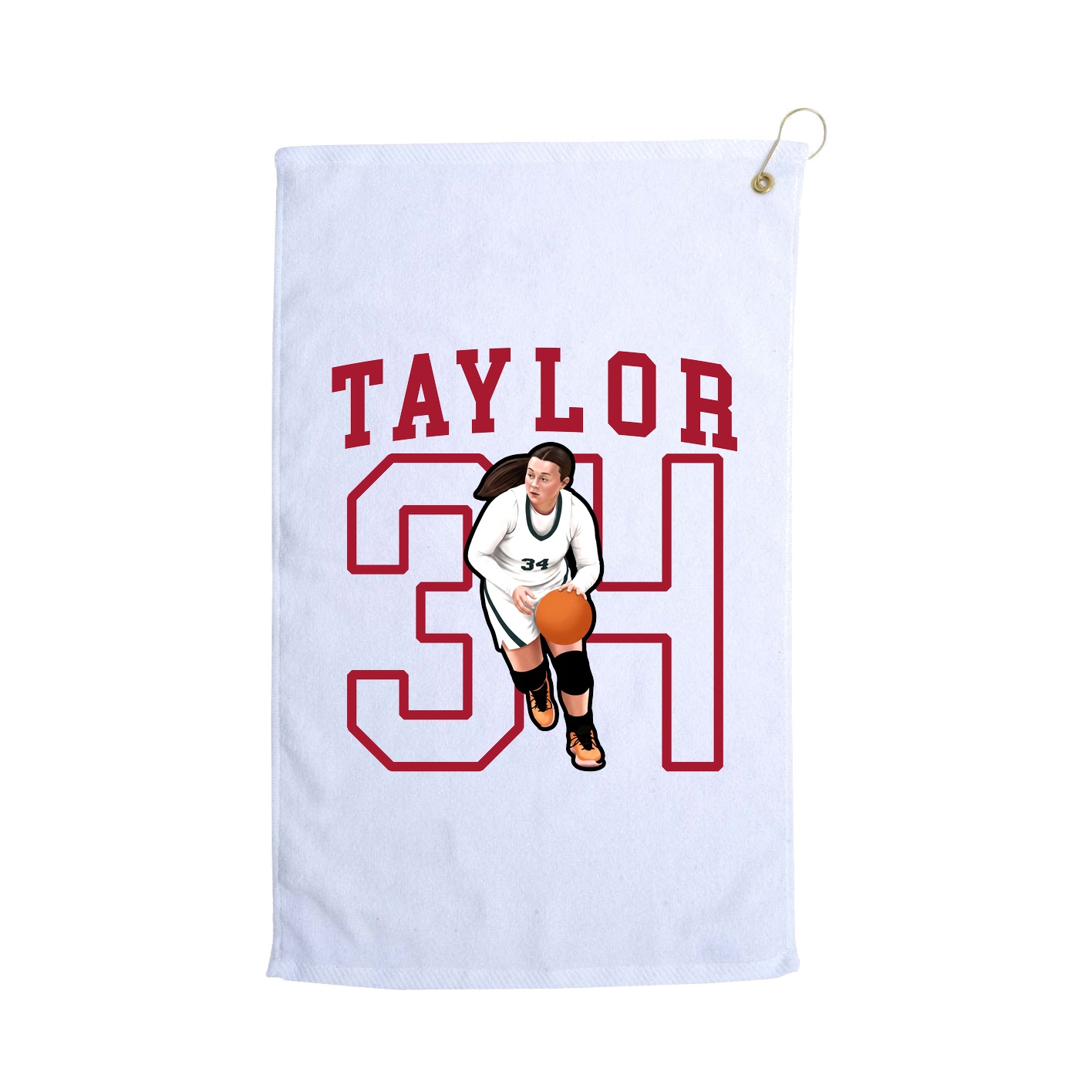 Golf Towel — Shirsey in White