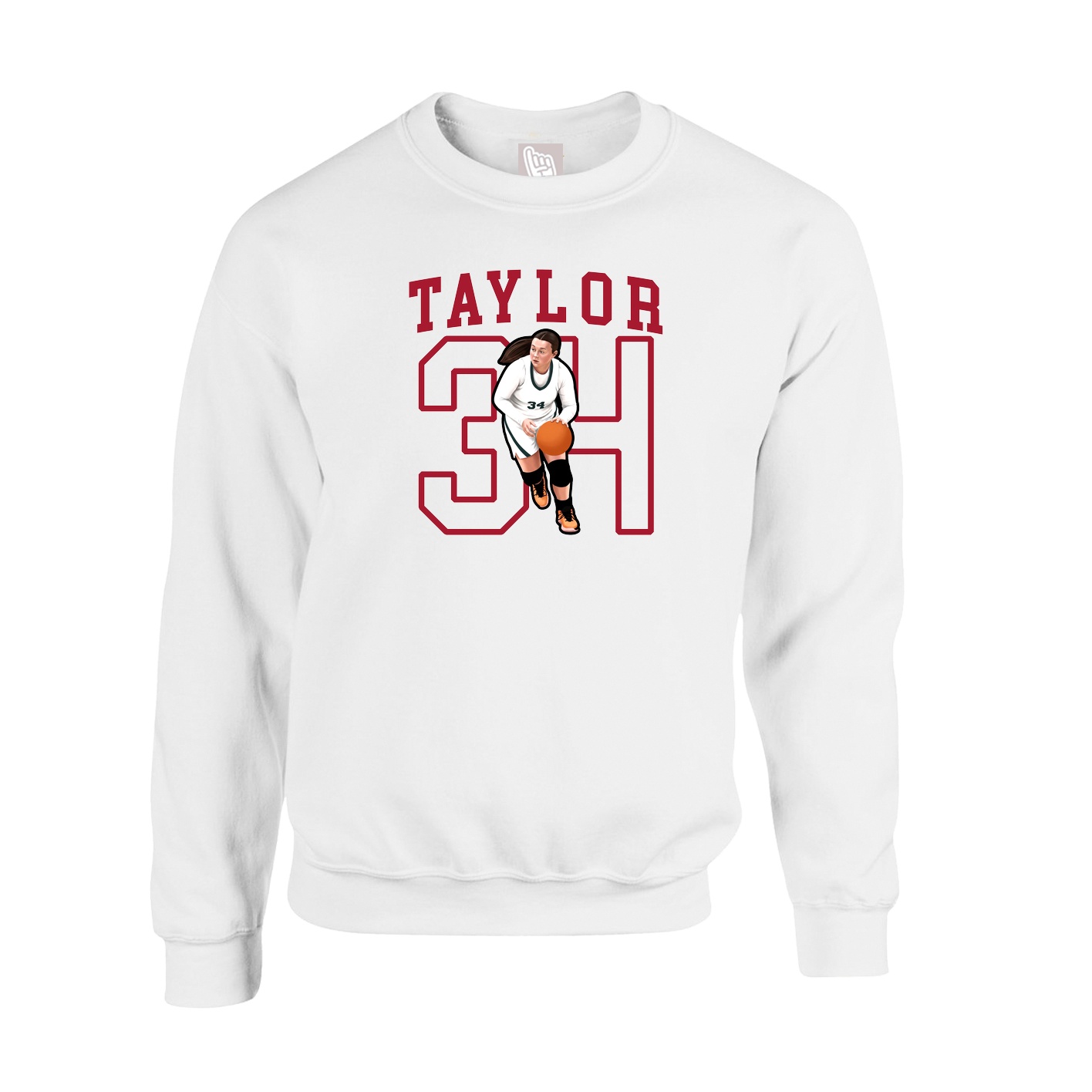 Fleece Crew — Shirsey in White