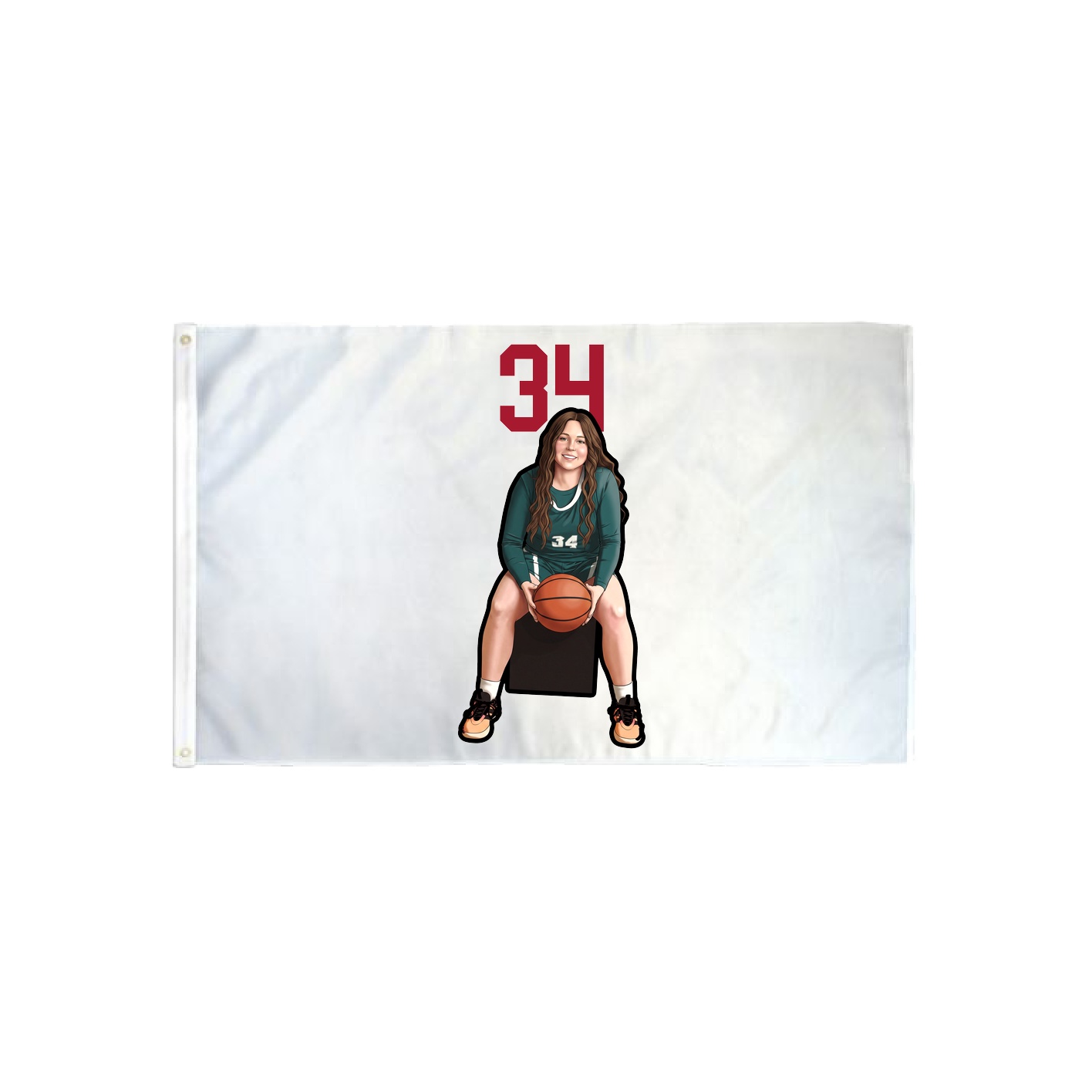 3x5 Flag — Number Top in Classic
