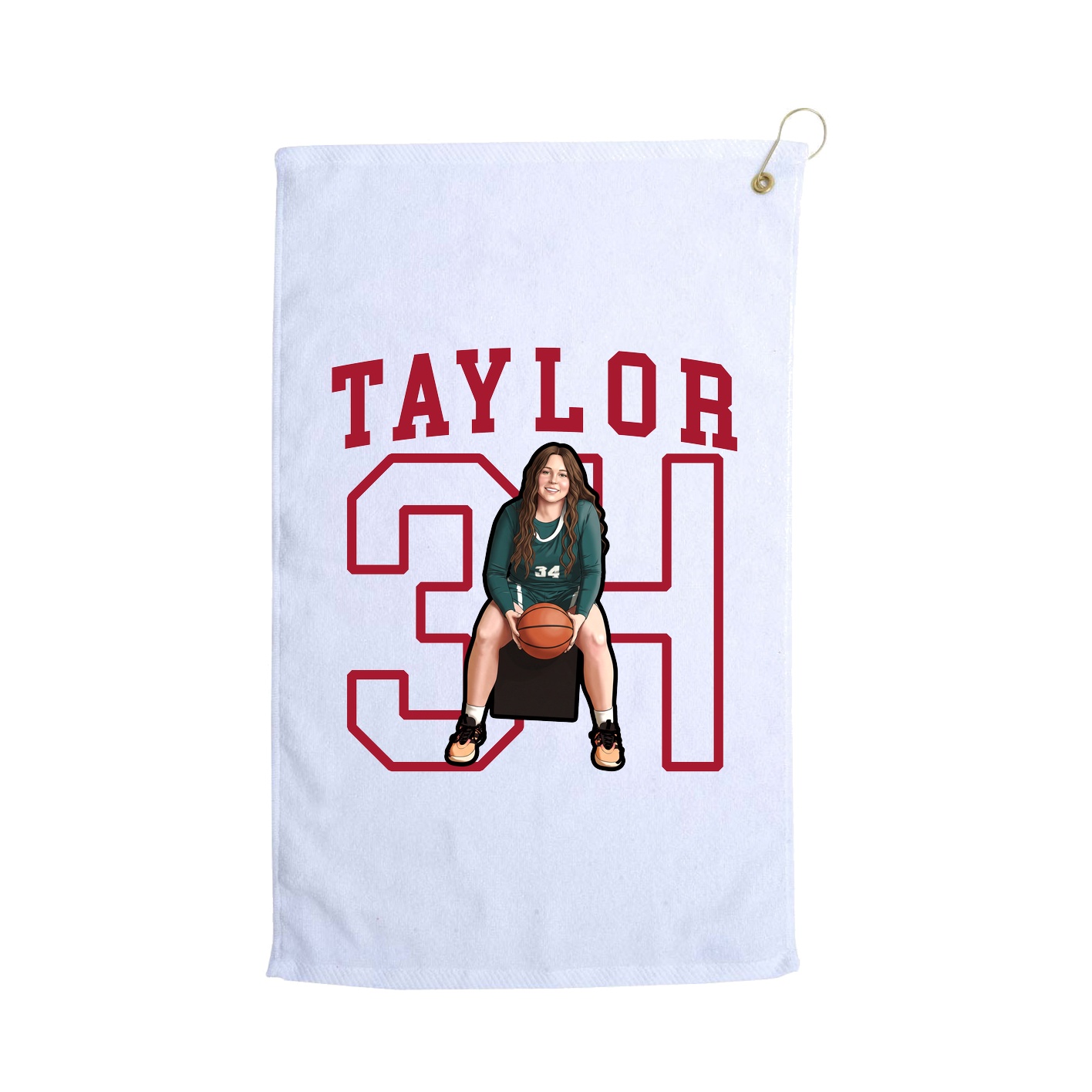 Golf Towel — Shirsey in White