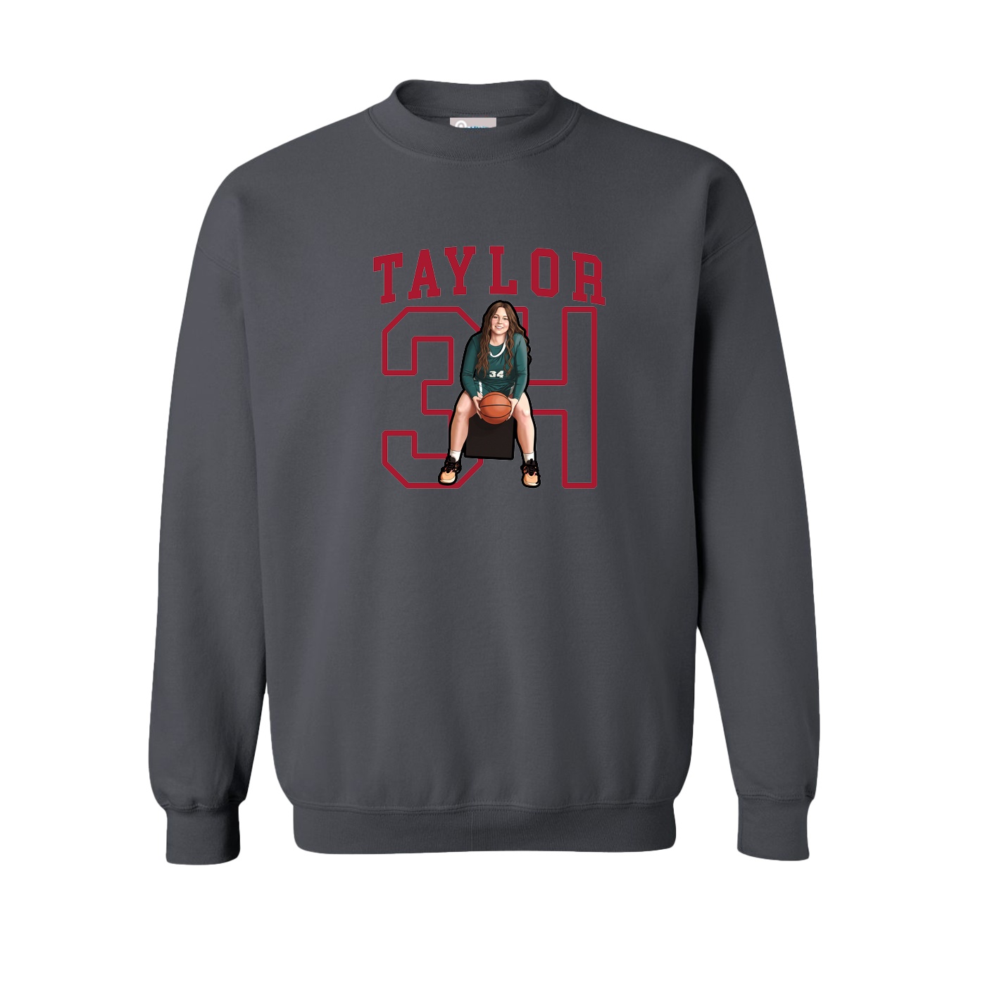 Fleece Crew — Shirsey in Grey