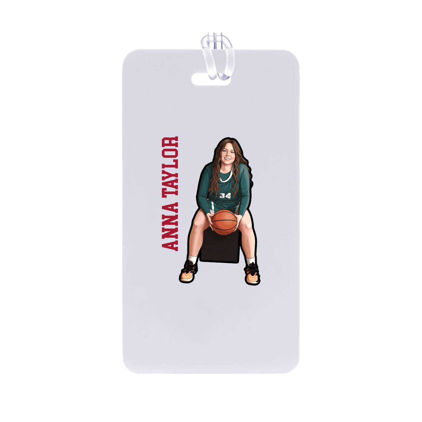 Bag Tag — Name Vertical in Classic