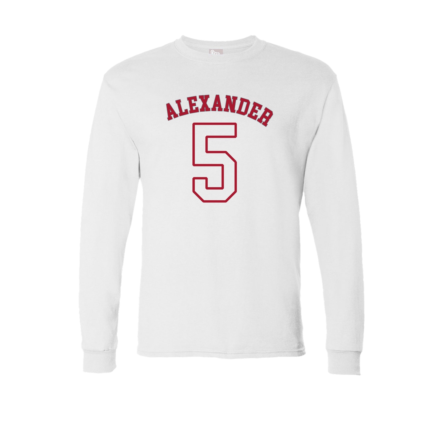 Long Sleeve Tee — Shirsey Arch in White