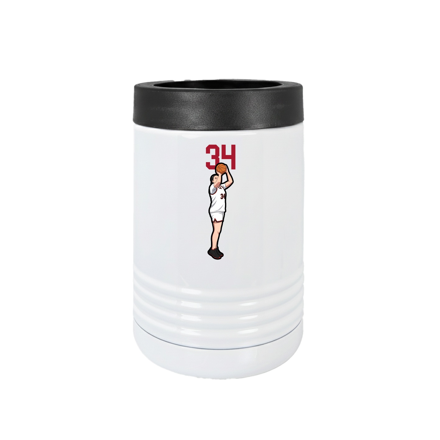 Beverage Holder — Number Top in White