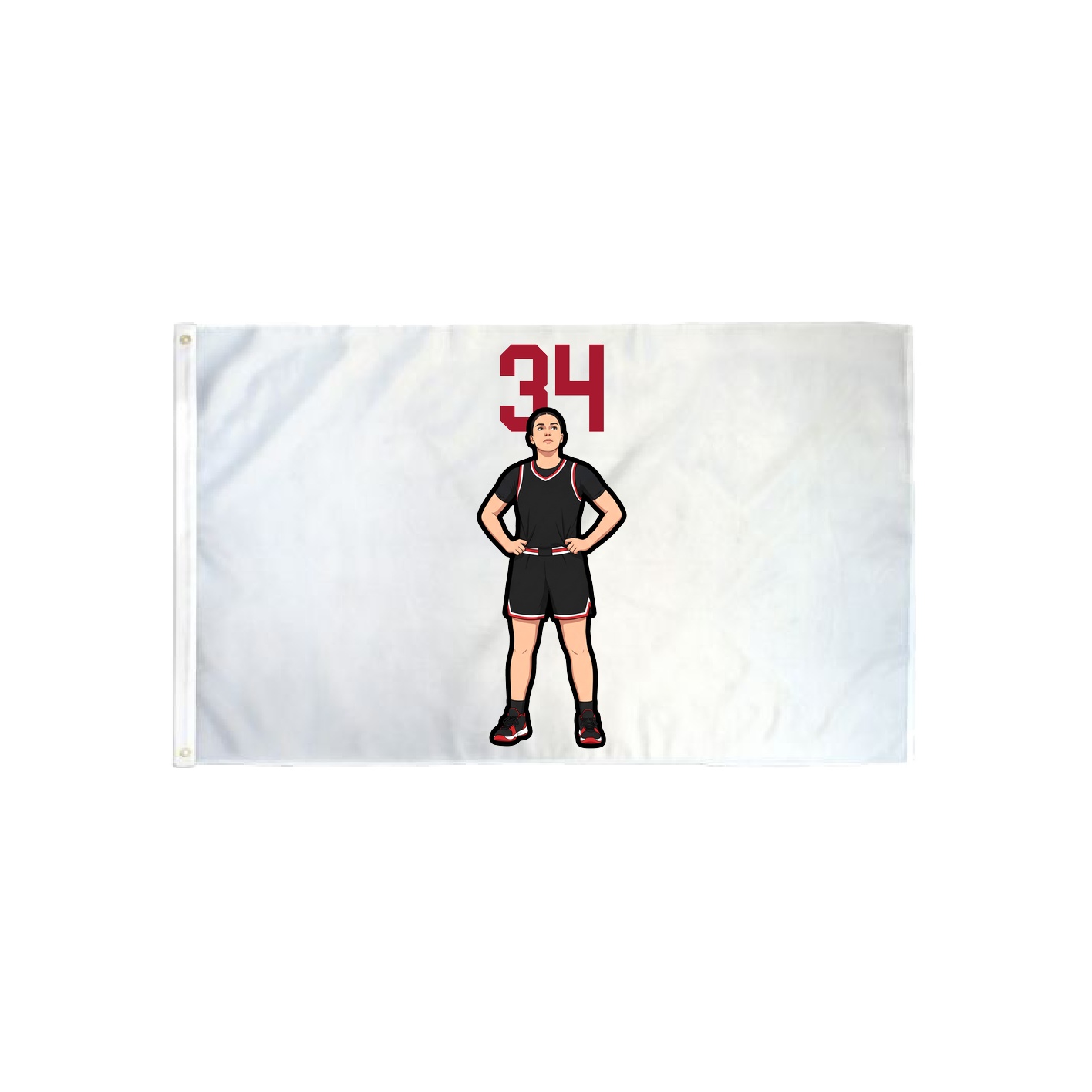 3x5 Flag — Number Top in Classic