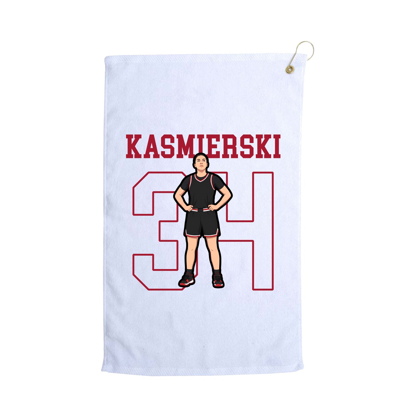 Golf Towel — Shirsey in White