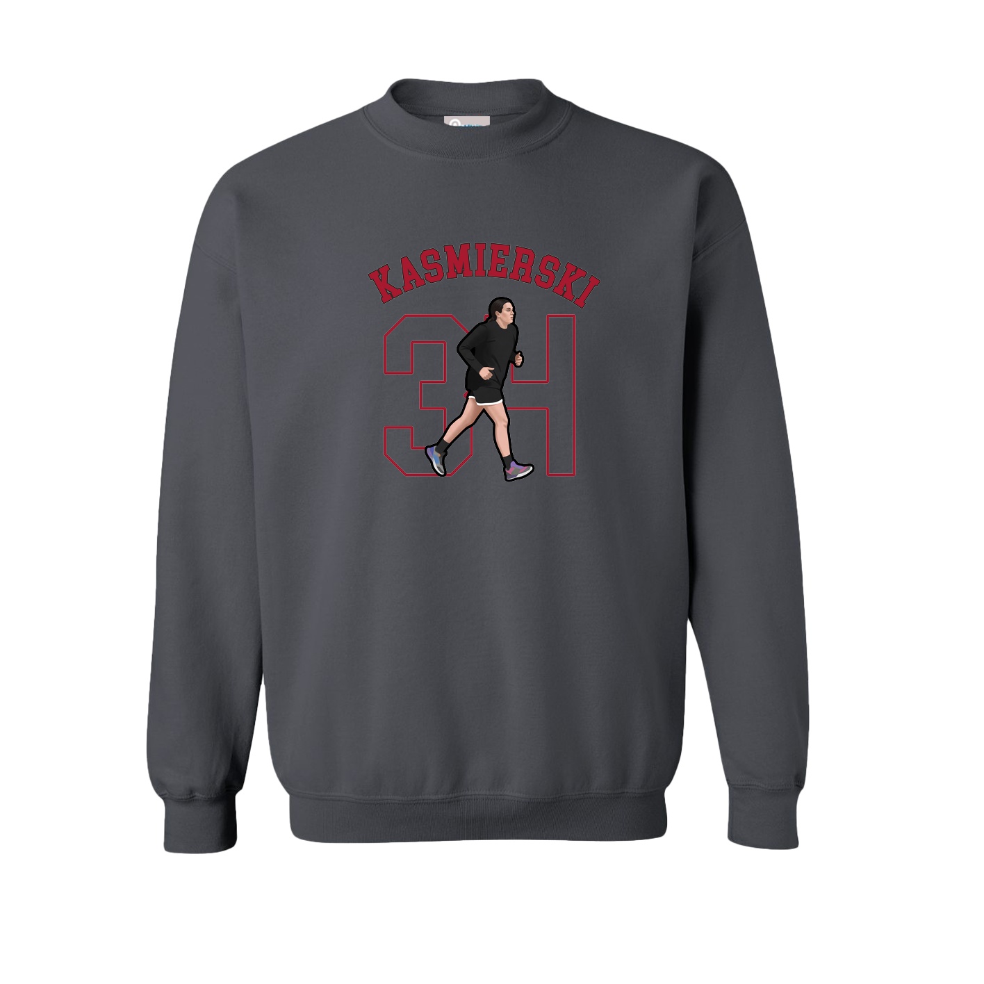 Fleece Crew — Shirsey Arch in Grey
