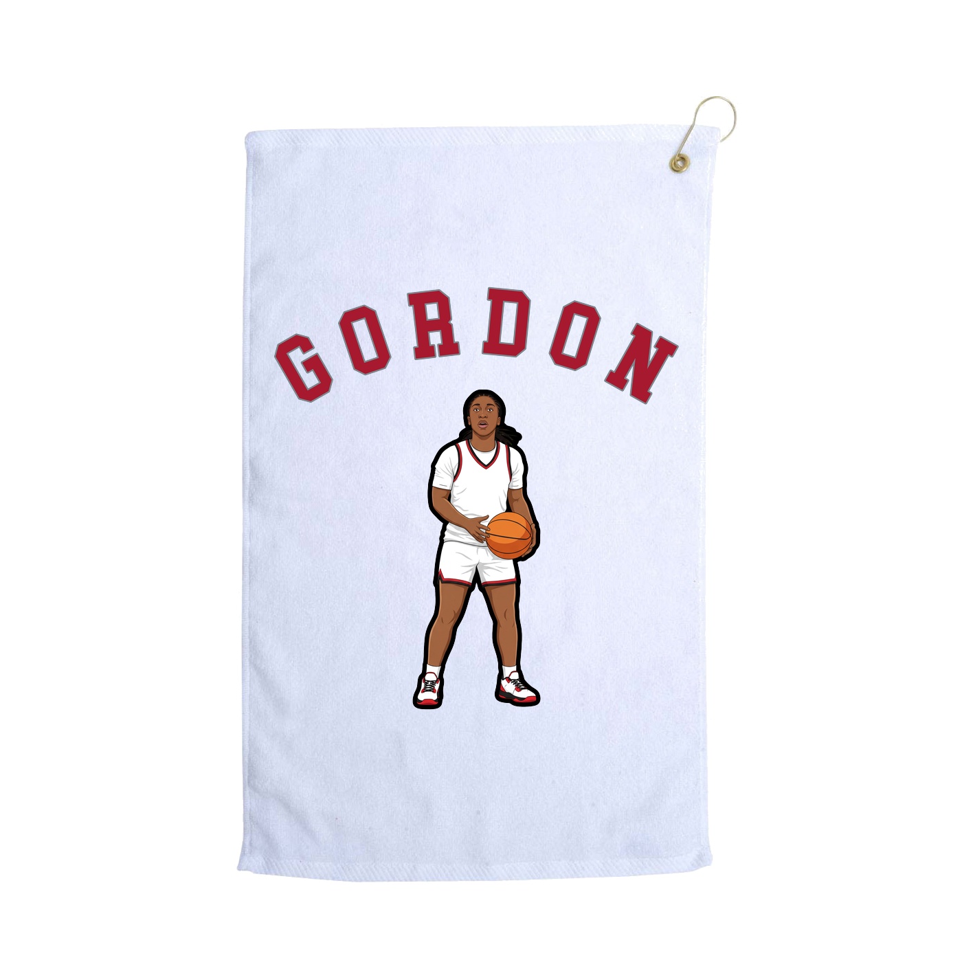 Golf Towel — Classic in White