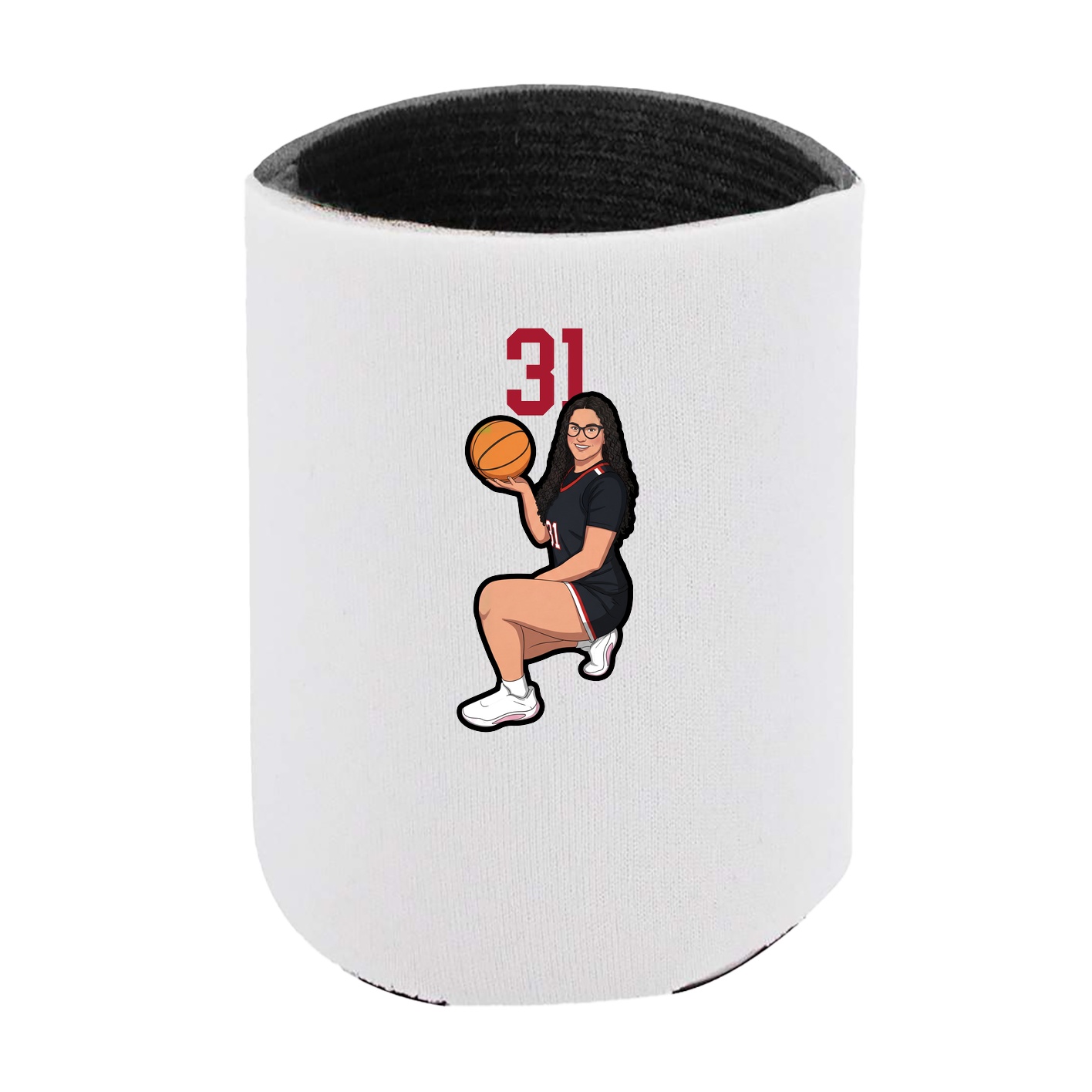 Can Holder — Number Top in White
