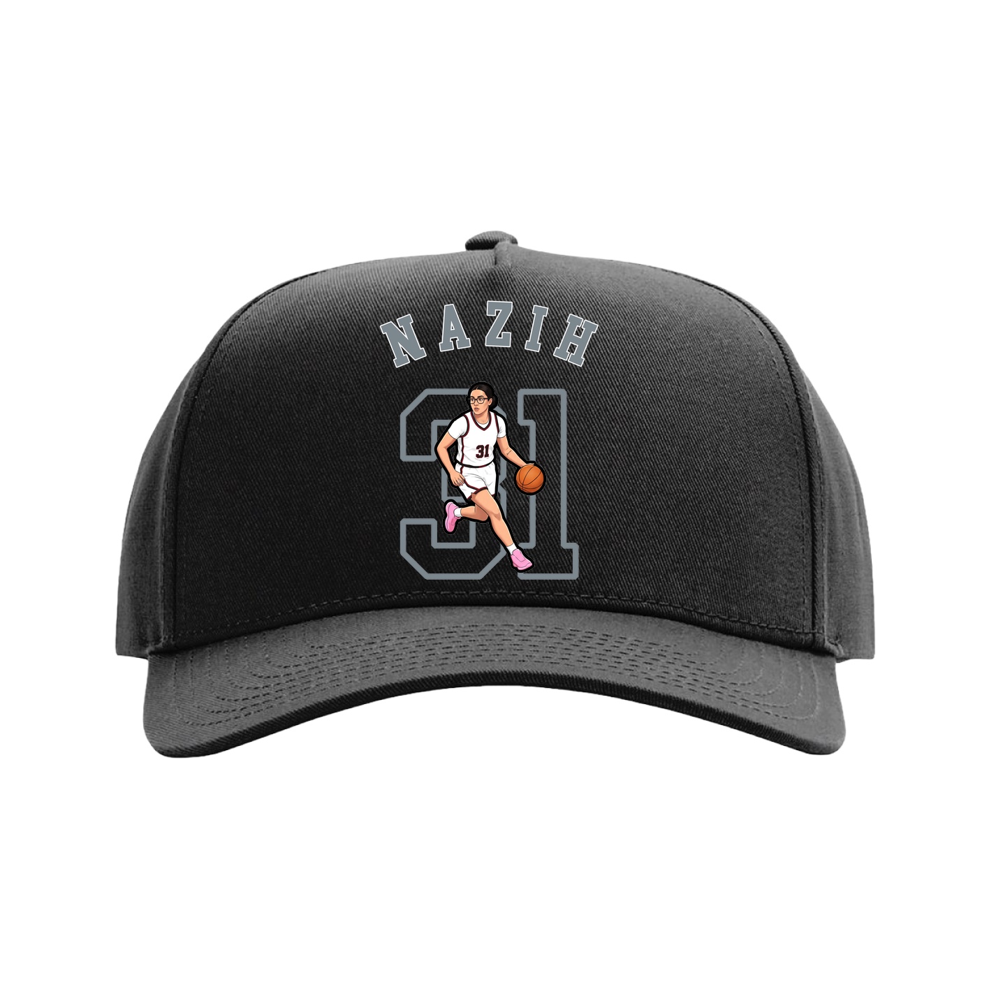 Full Fabric Five-Panel Champ Cap