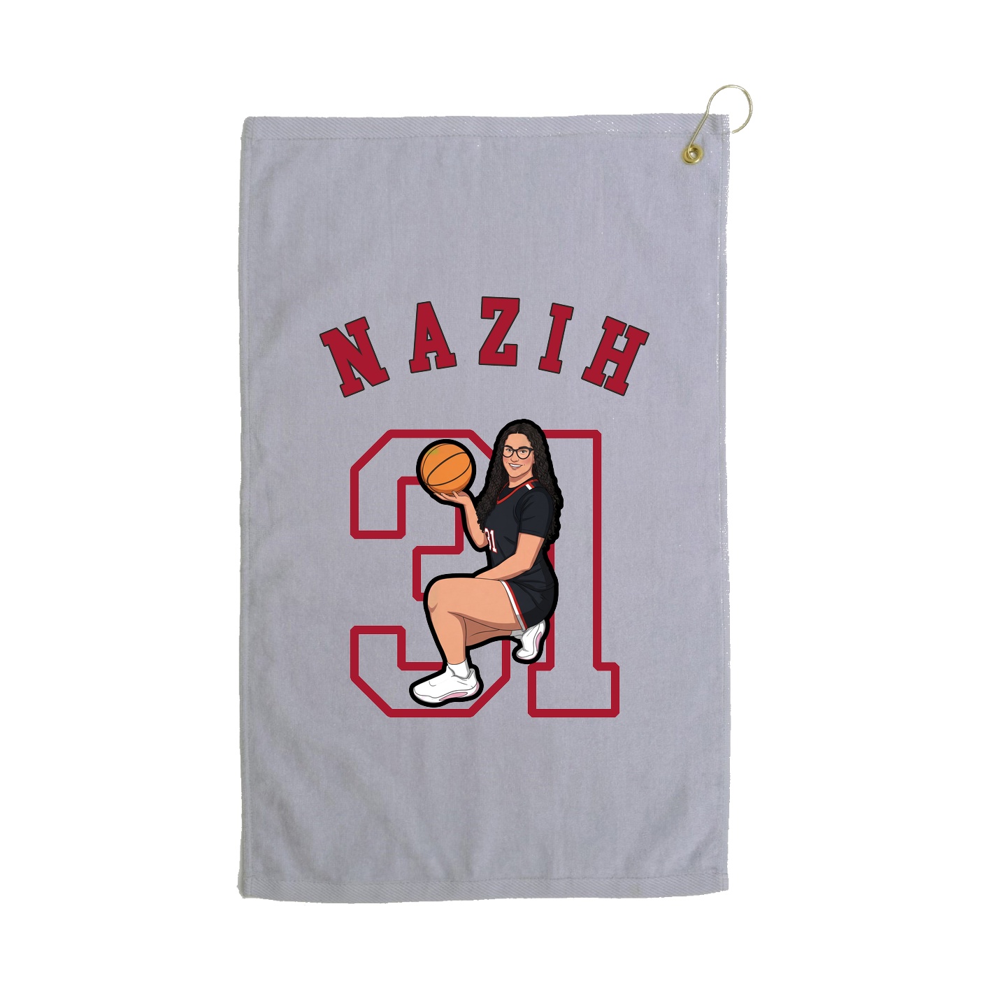 Golf Towel — Shirsey Arch in Grey
