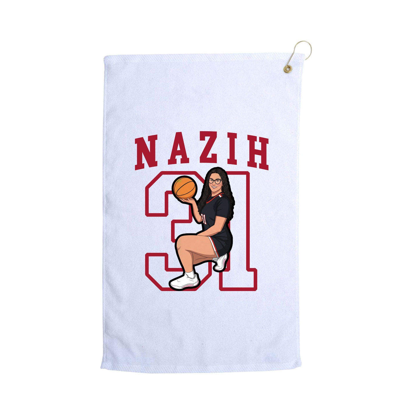 Golf Towel — Shirsey in White