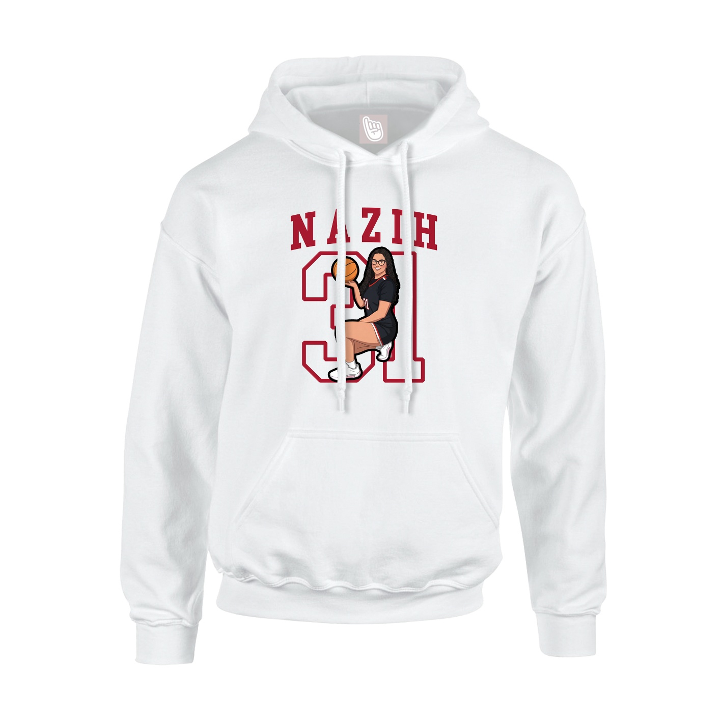 Youth Hoodie — Shirsey in White