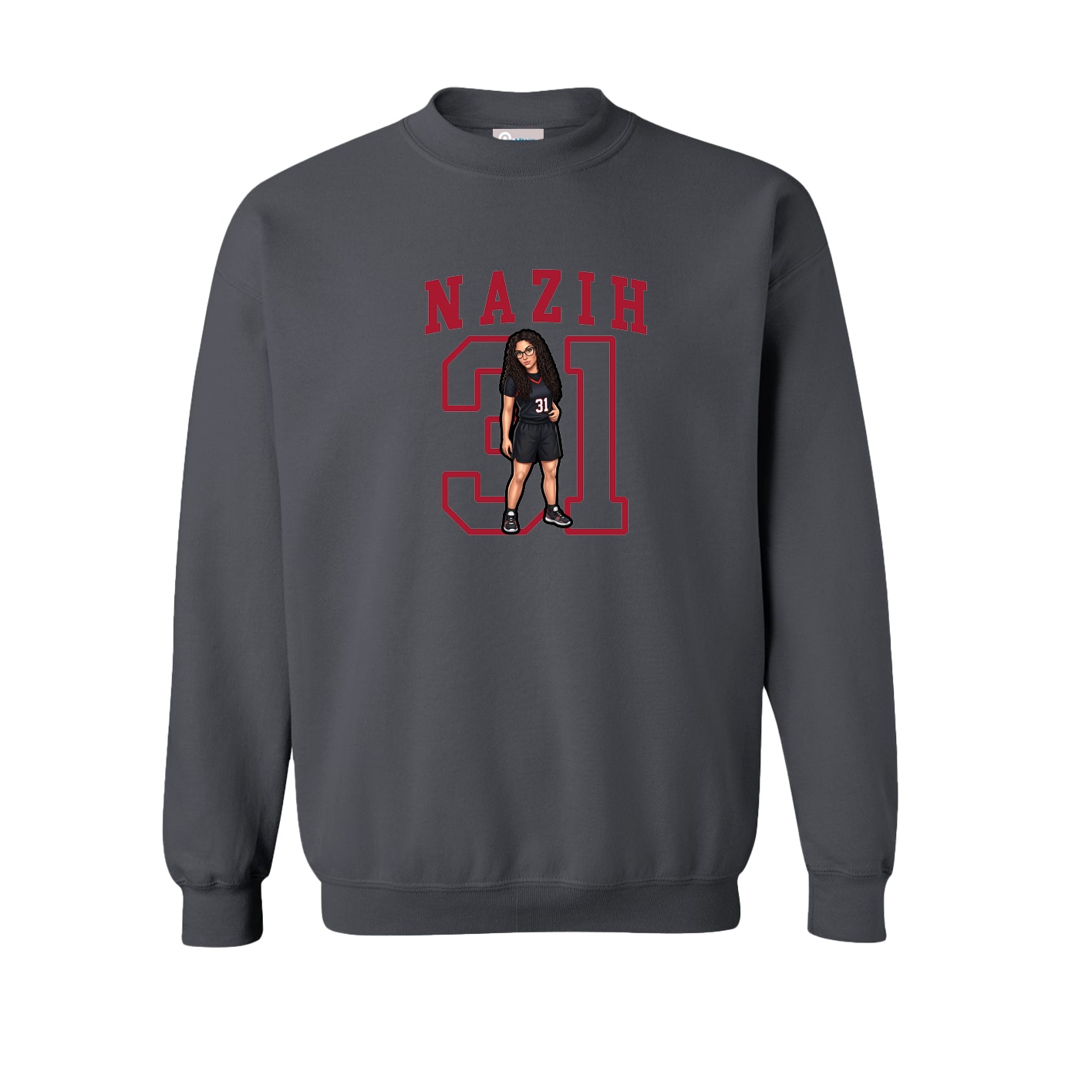 Fleece Crew — Shirsey in Grey