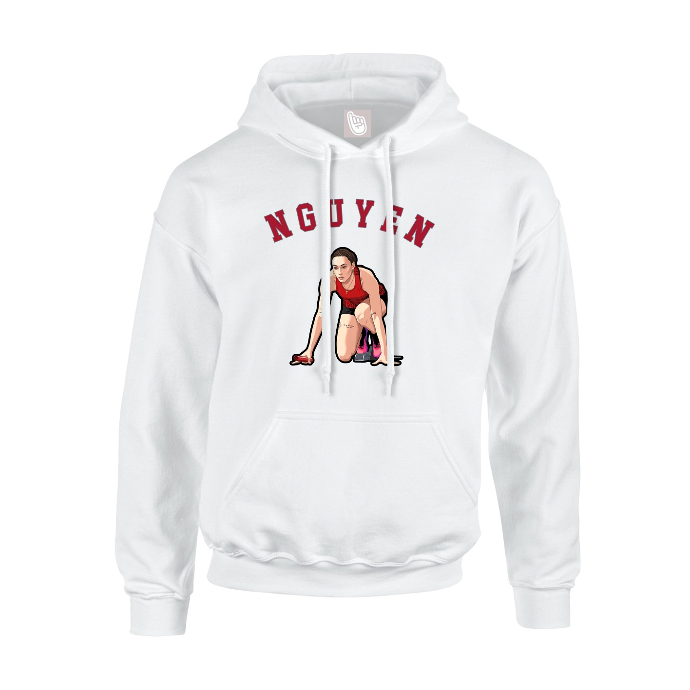 Hoodie — Shirsey Arch in White