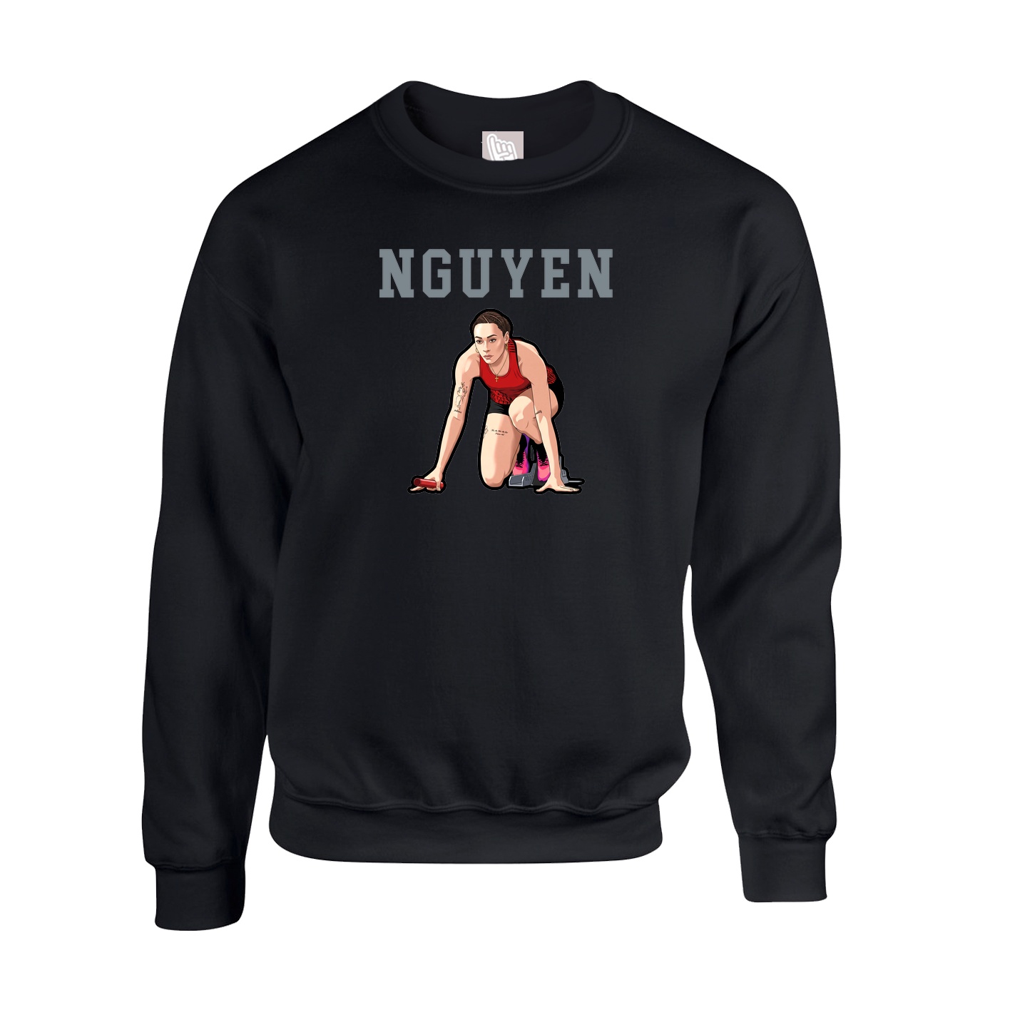 Fleece Crew — Shirsey in Black