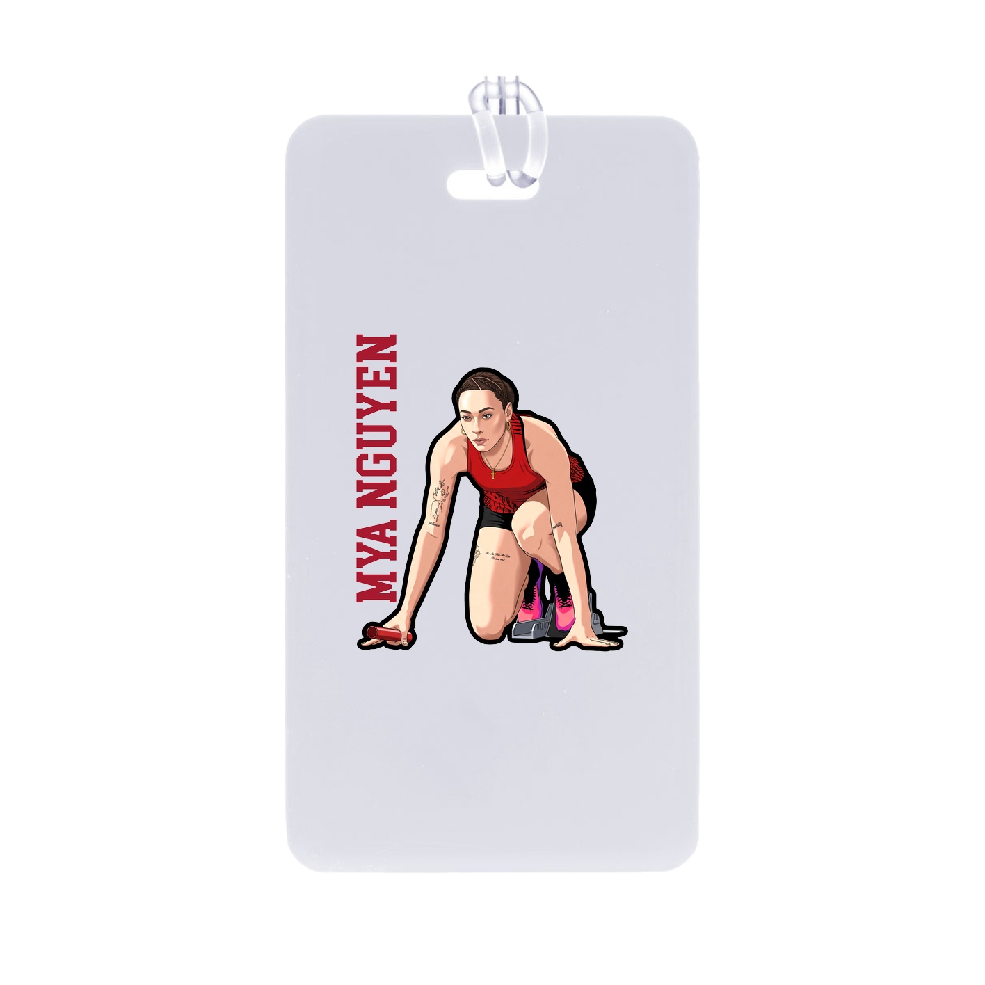 Bag Tag — Name Vertical in Classic