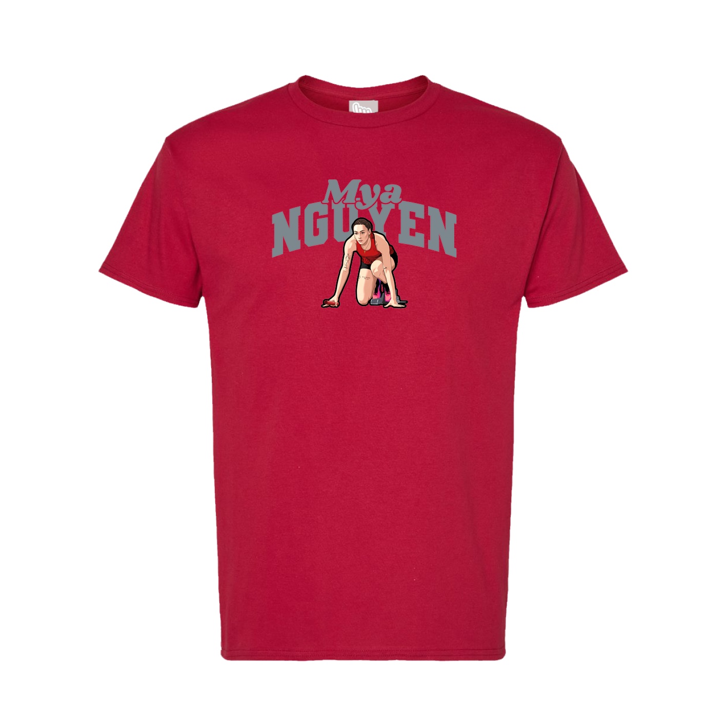 Tee — Signature Arch in Crimson