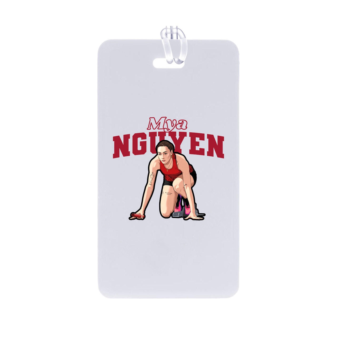Bag Tag — Name Arch in Classic