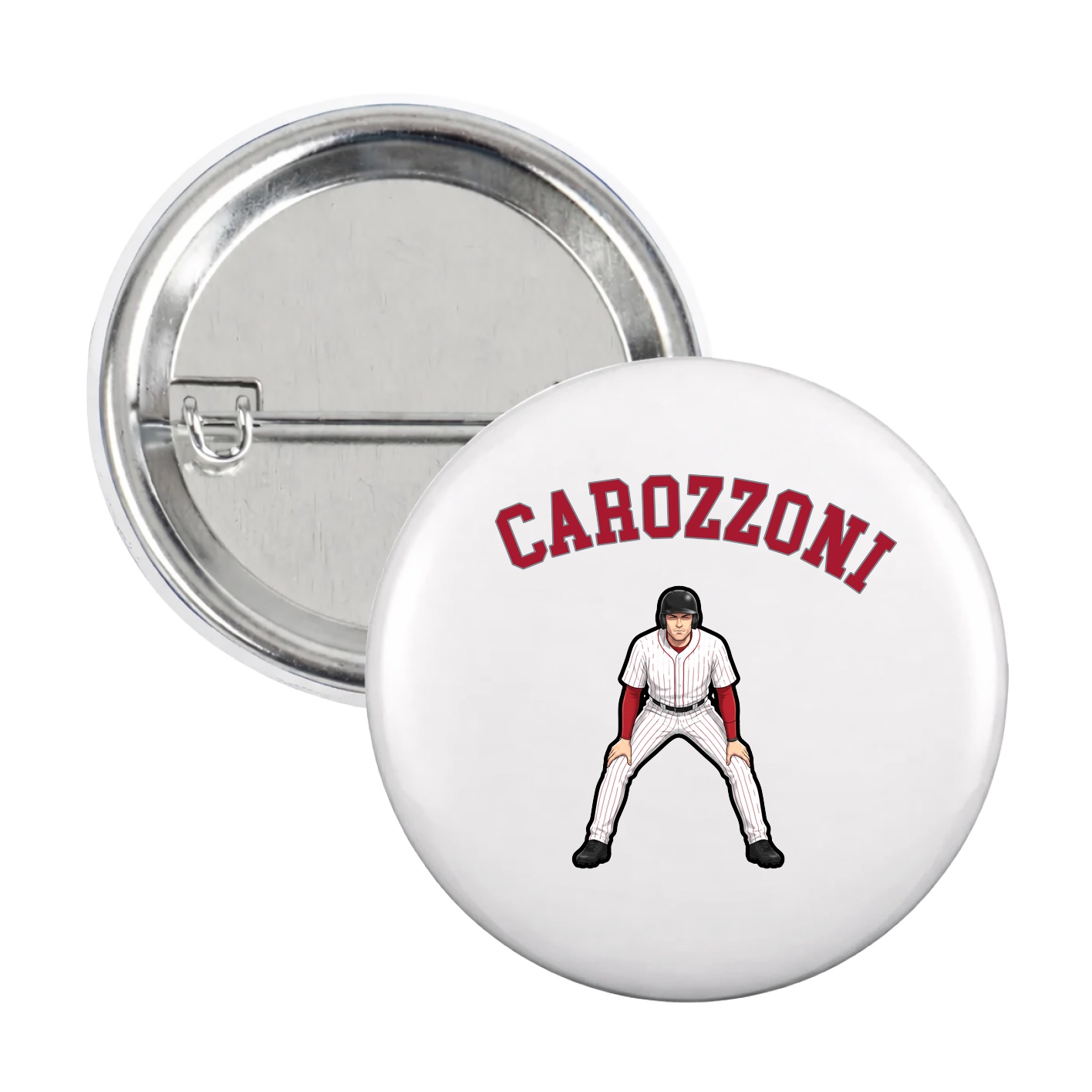 Game Day Button — Shirsey Arch in White